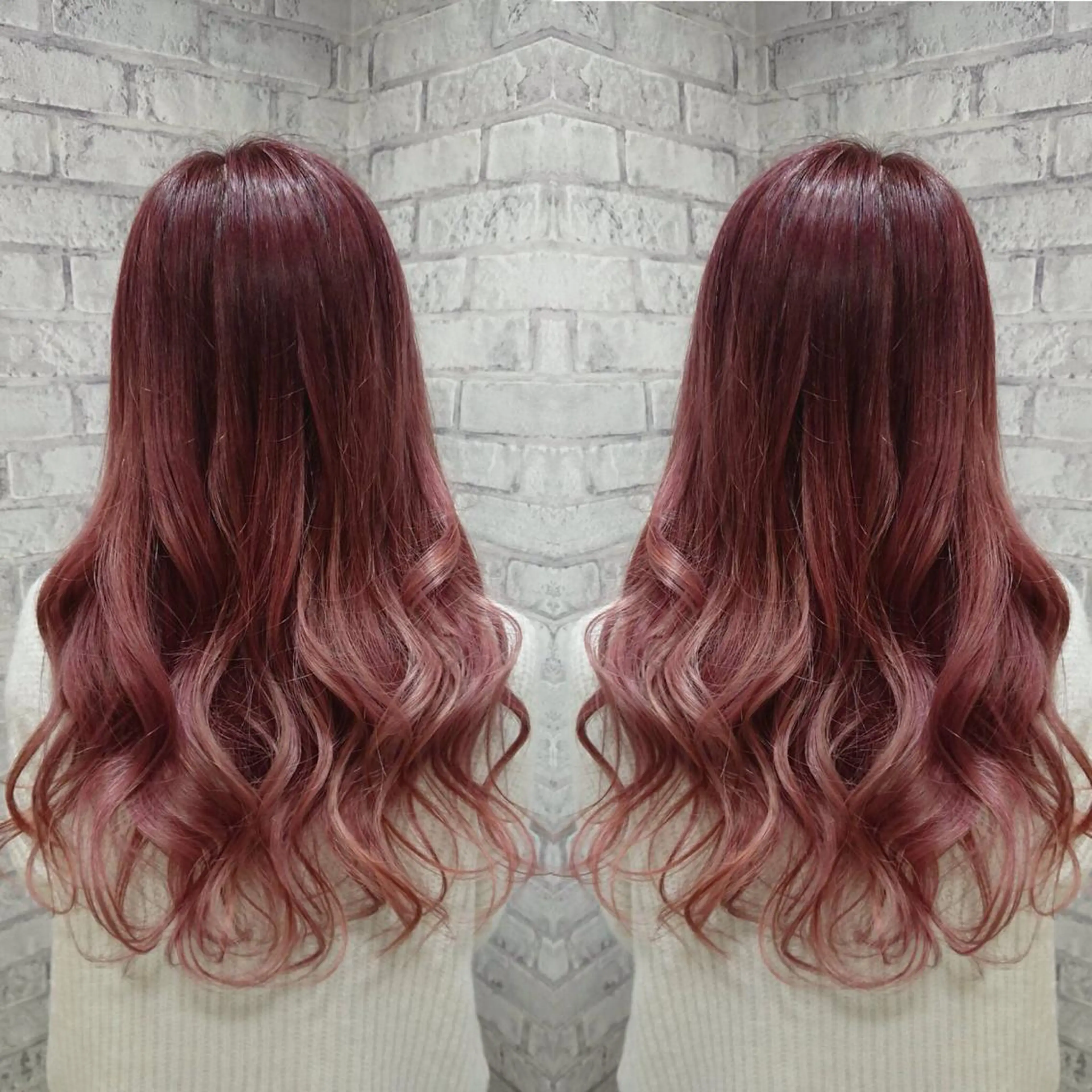 ロング カラー EARTH 越谷店のヘアスタイル