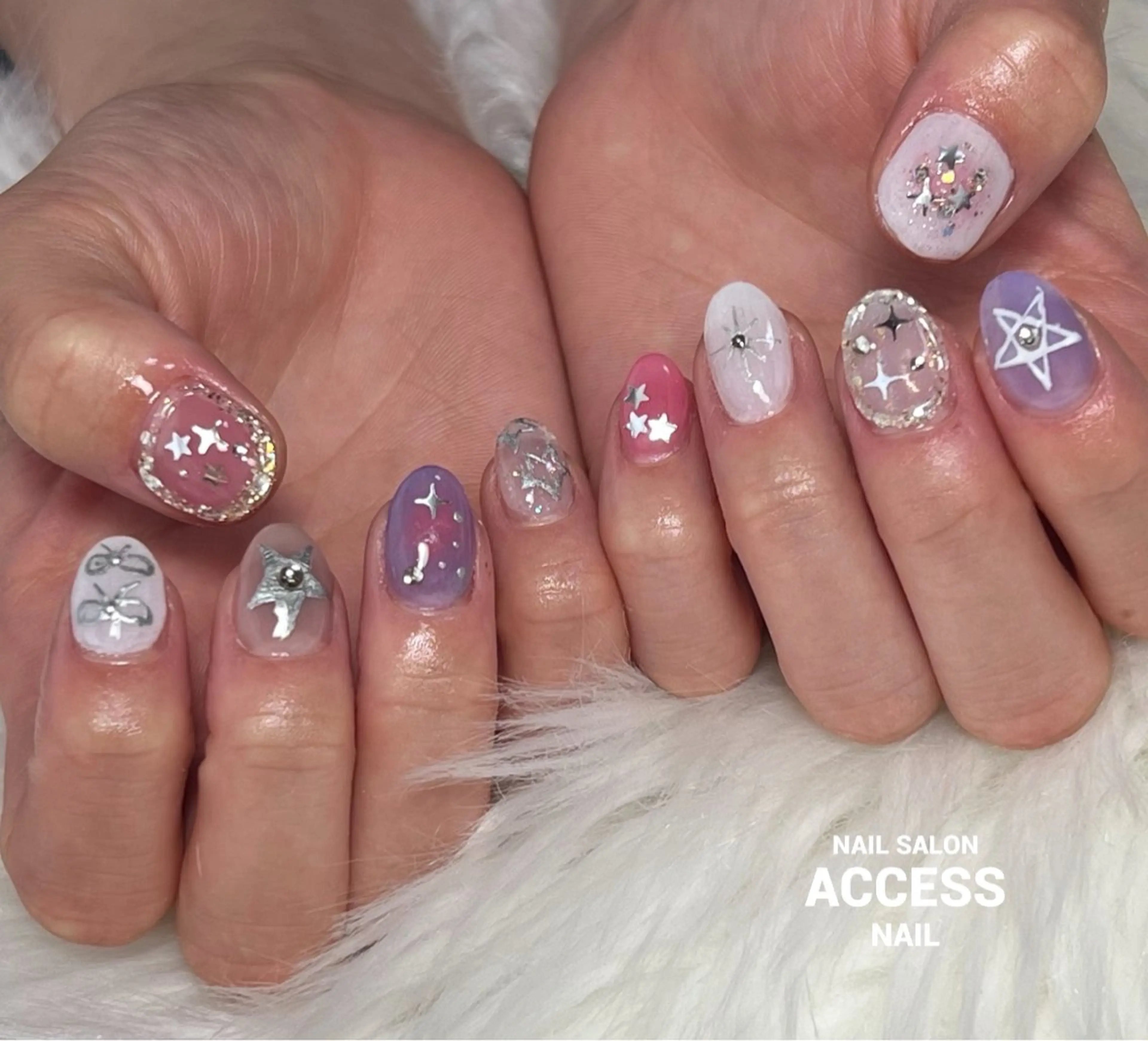 ネイル access nailのネイルデザイン