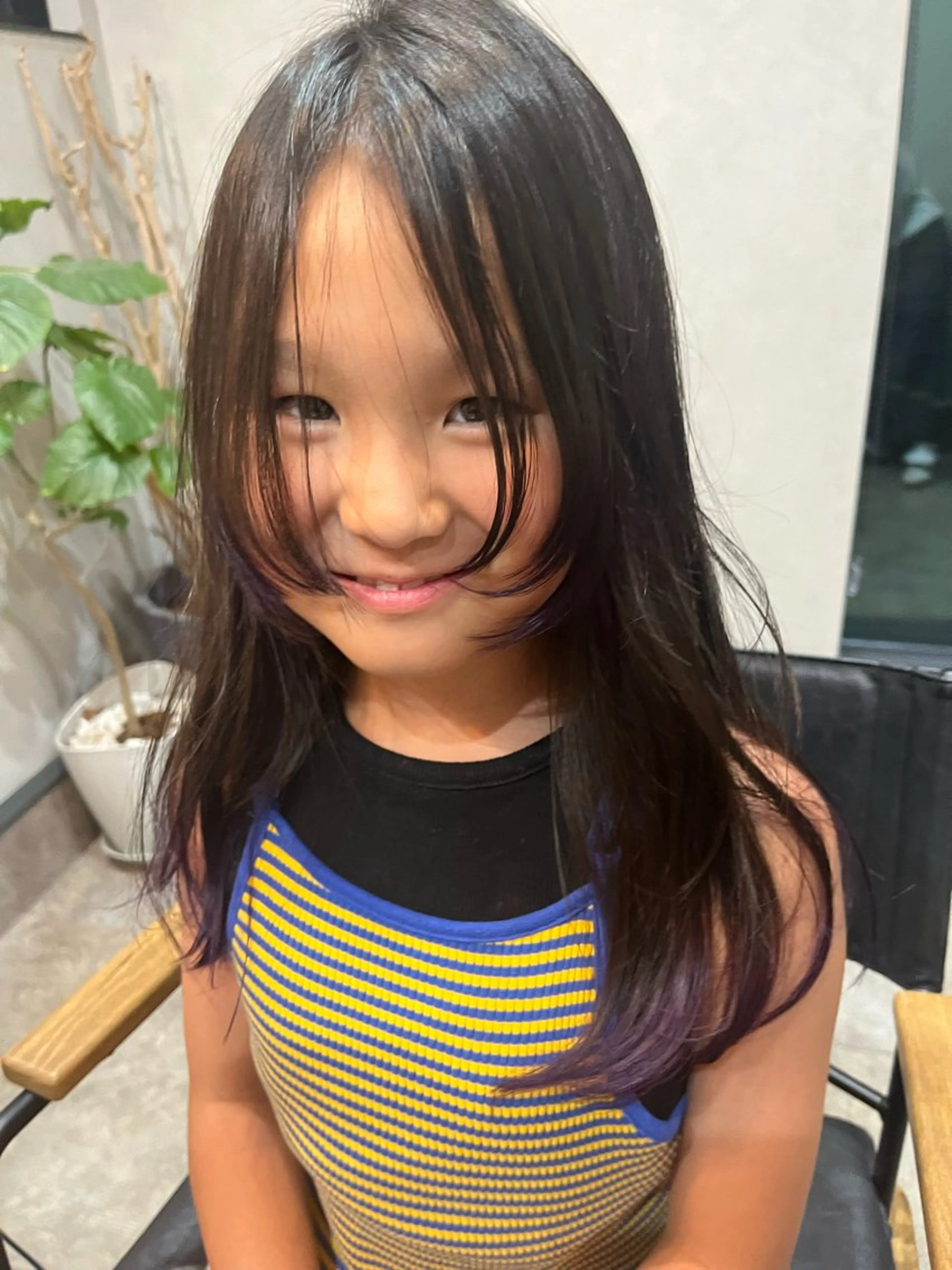 ロング 顔周りカット ロング tsuzuru hair所属・木村 朱里菜のヘアスタイル