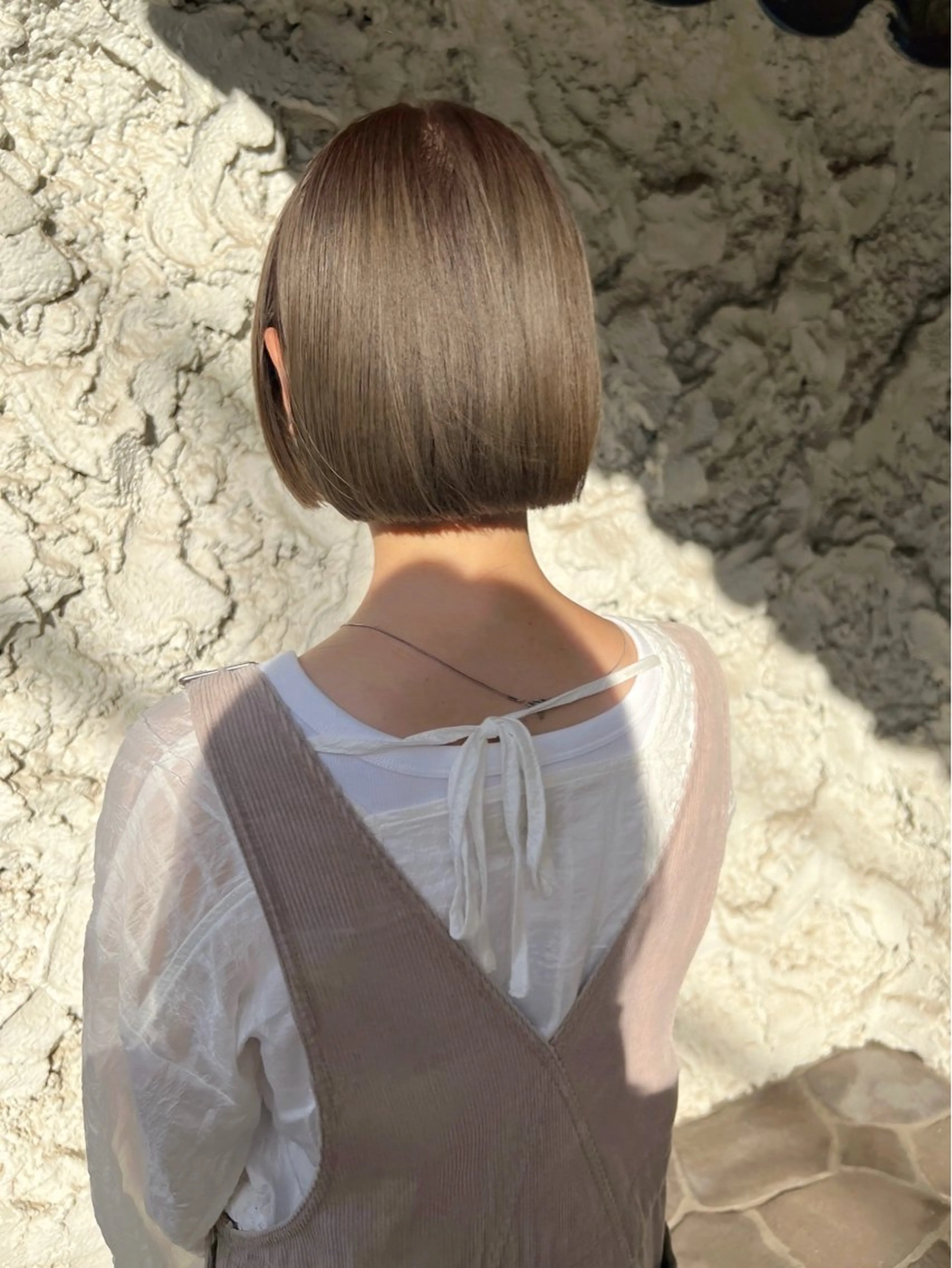 ショート カット ヘアカラー ボブ/透明感カラー Fukaのヘアスタイル