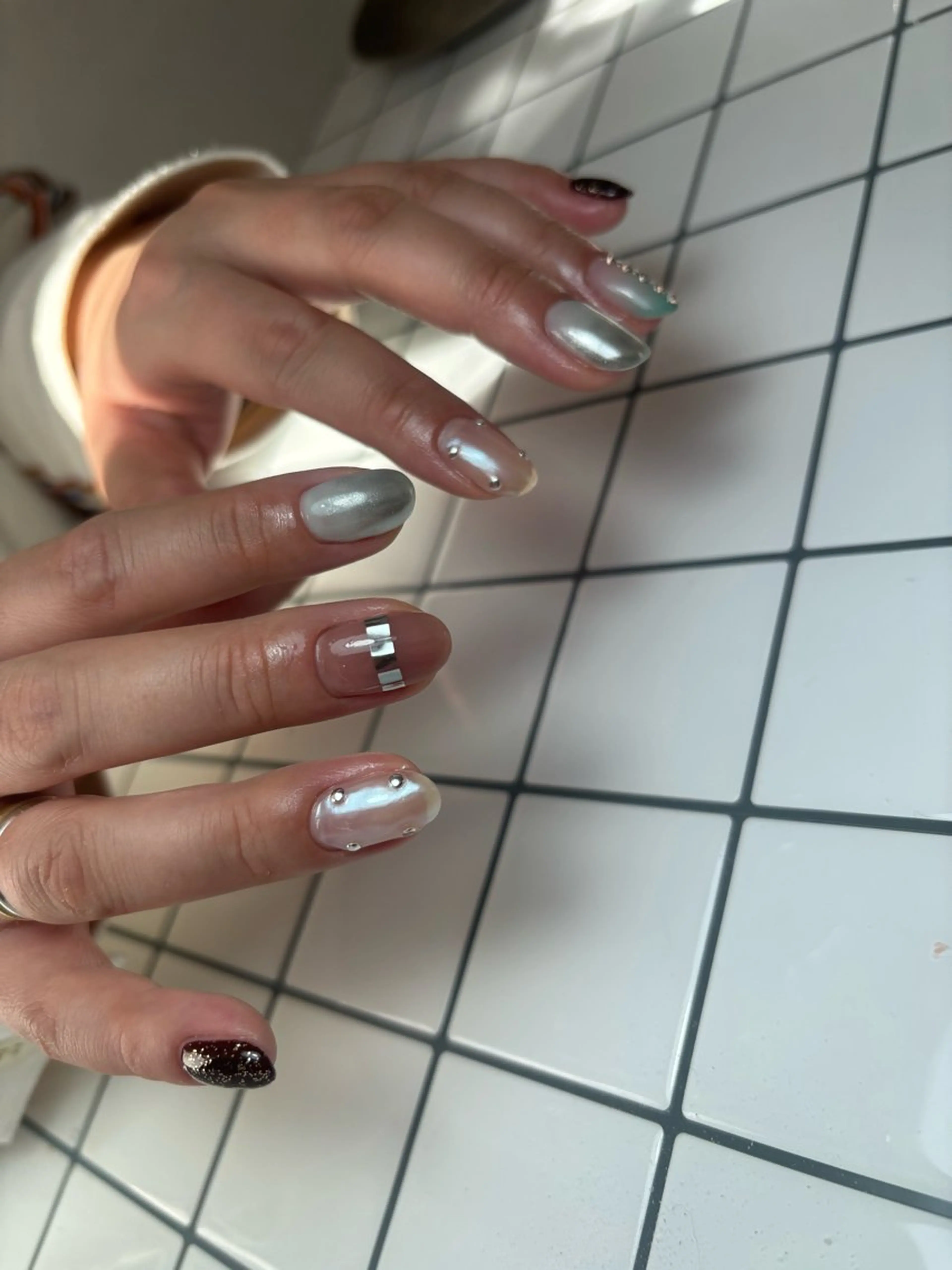 ネイル ハンドネイル Nail&Eyelash epa 仙台駅前店所属・さとう のぞみのネイルデザイン