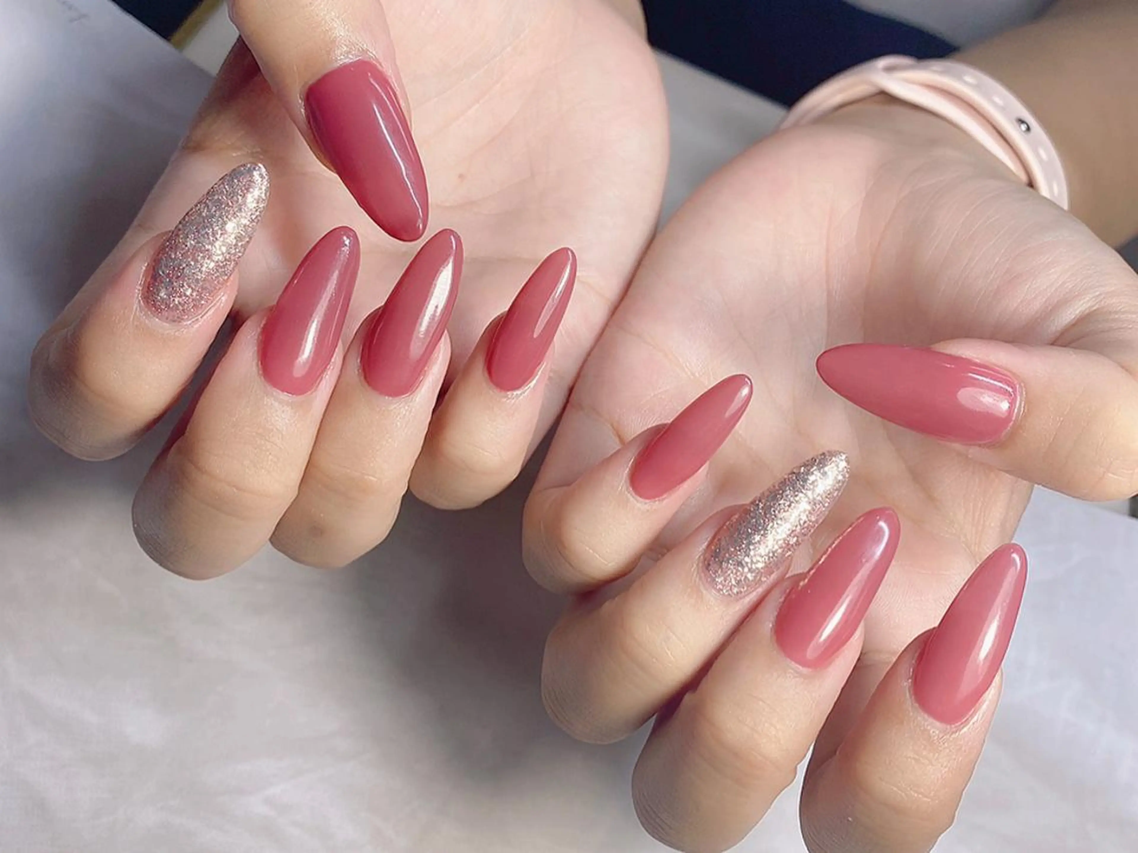 ネイル ロングネイル スカルプネイル RiLion💗 Risa🦋💜のネイルデザイン