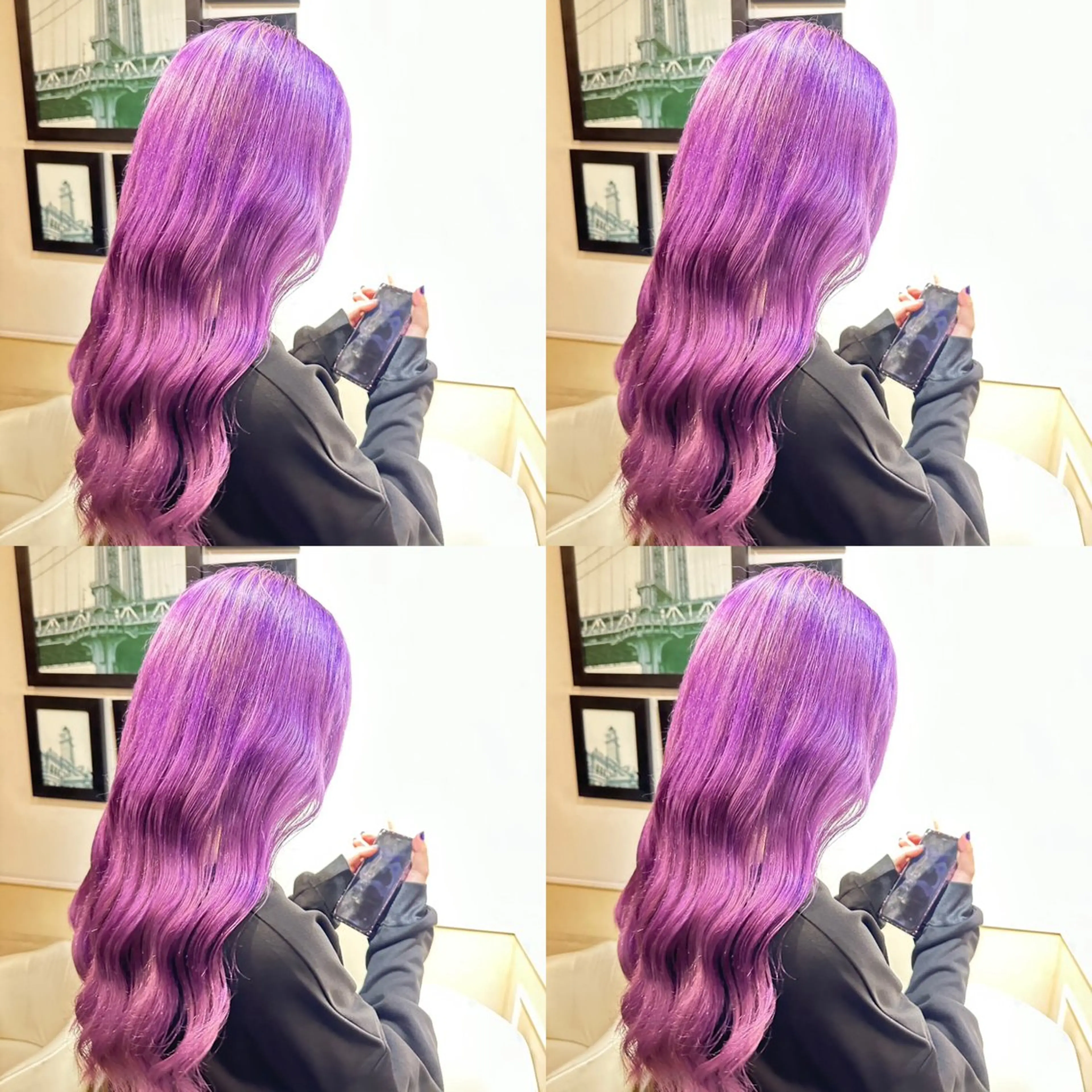 ロング カラー ヘアアレンジ 💎韓国レイヤー ×エクステゆうま💎のヘアスタイル