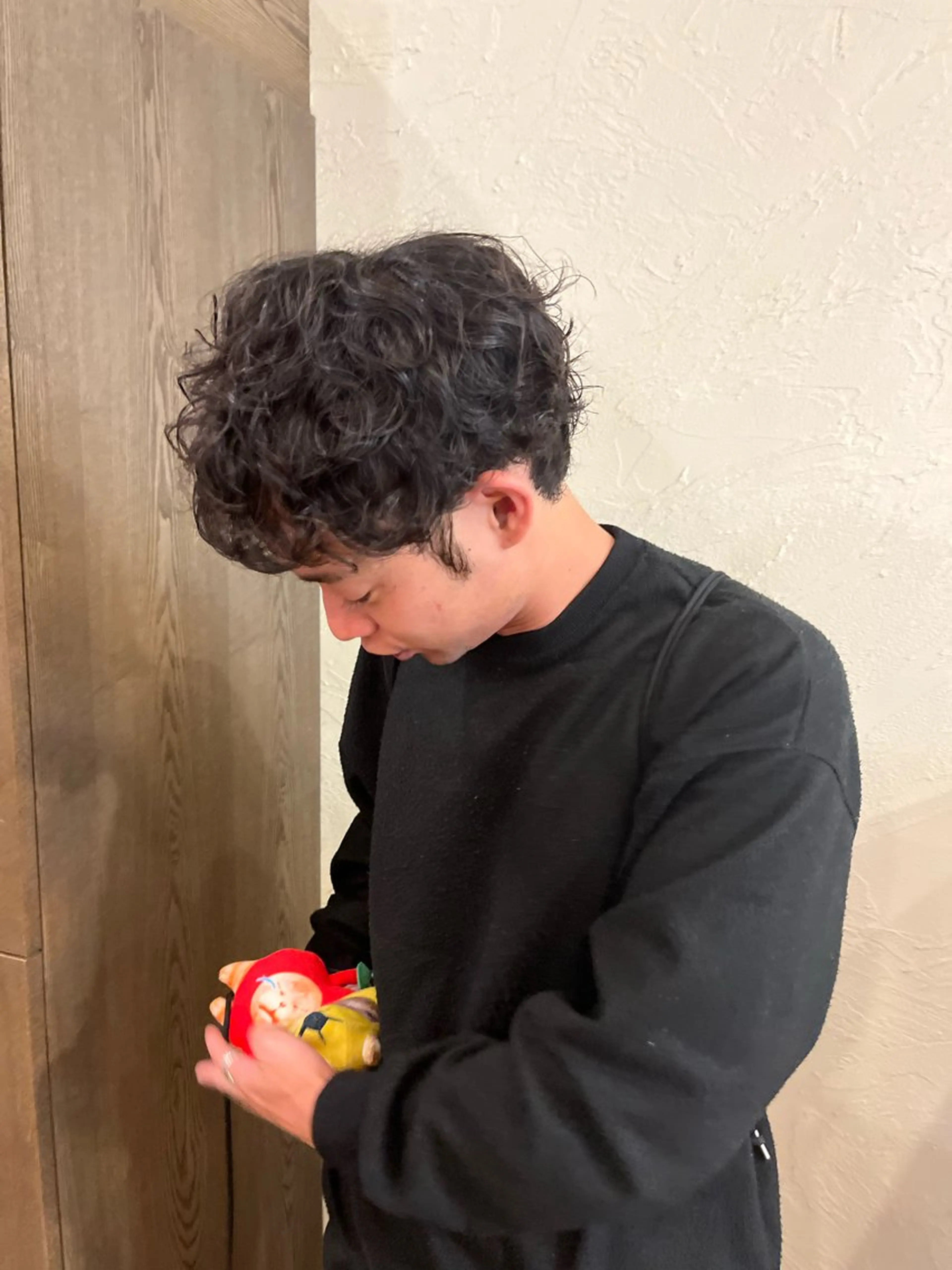 パーマ メンズ そね こまちのヘアスタイル