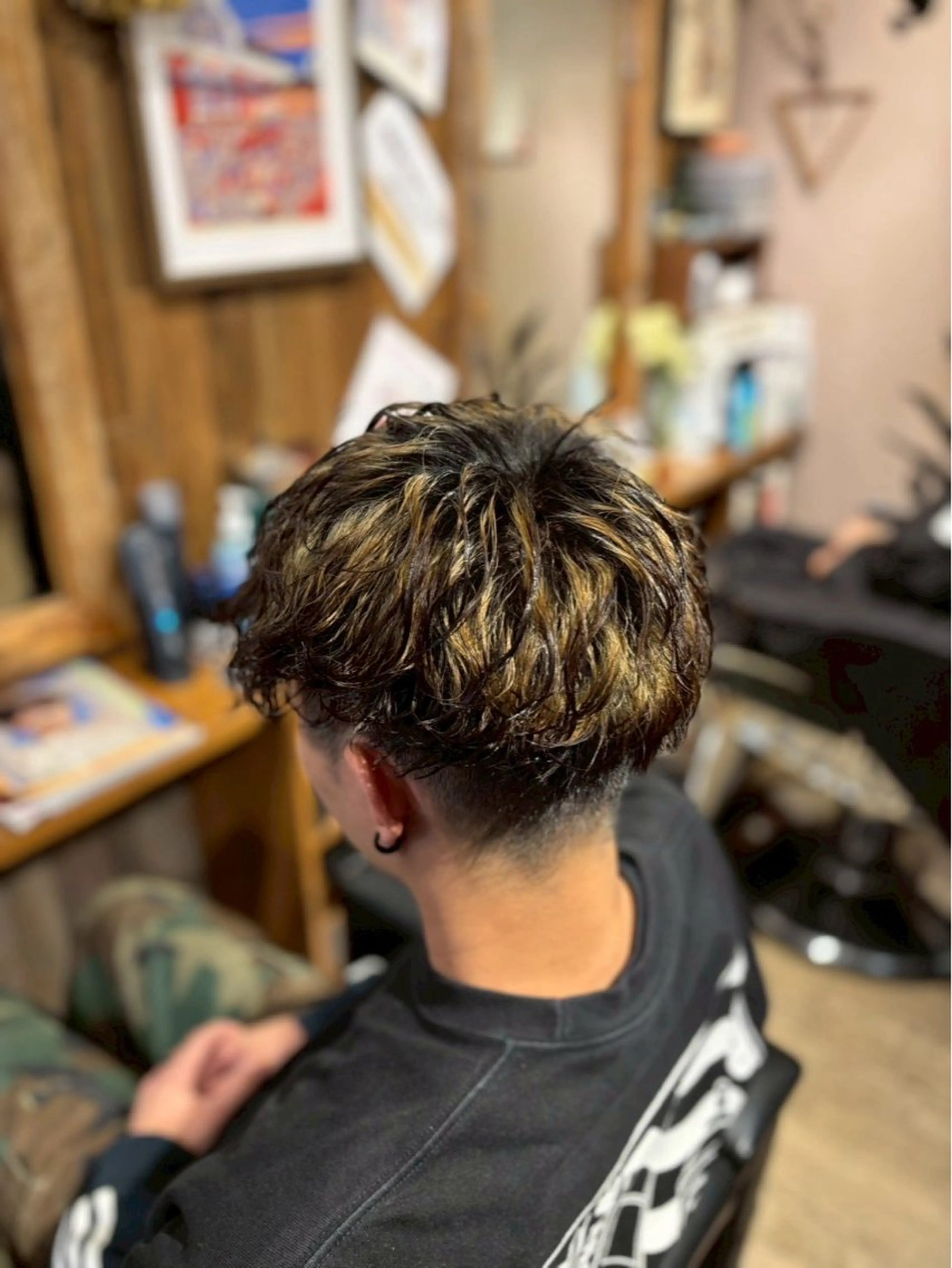 メンズスパイラルパーマ＋カット　モデル募集の写真