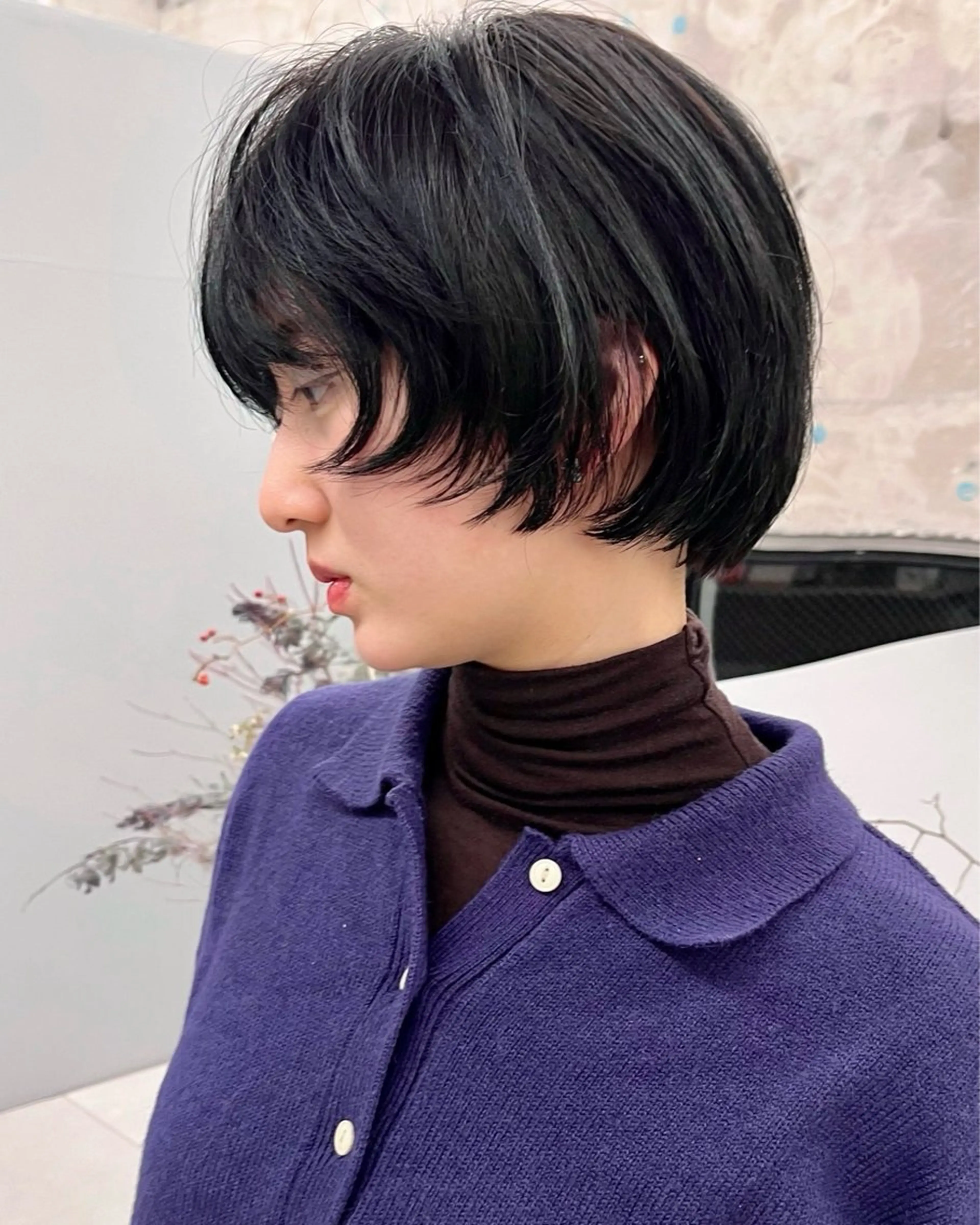 ショート カラー カット ヘアカラー トリートメント ヘッドスパ benji 学芸大学所属・🌱洒落てるパーマ 🌱ショート/緒方椋のヘアスタイル