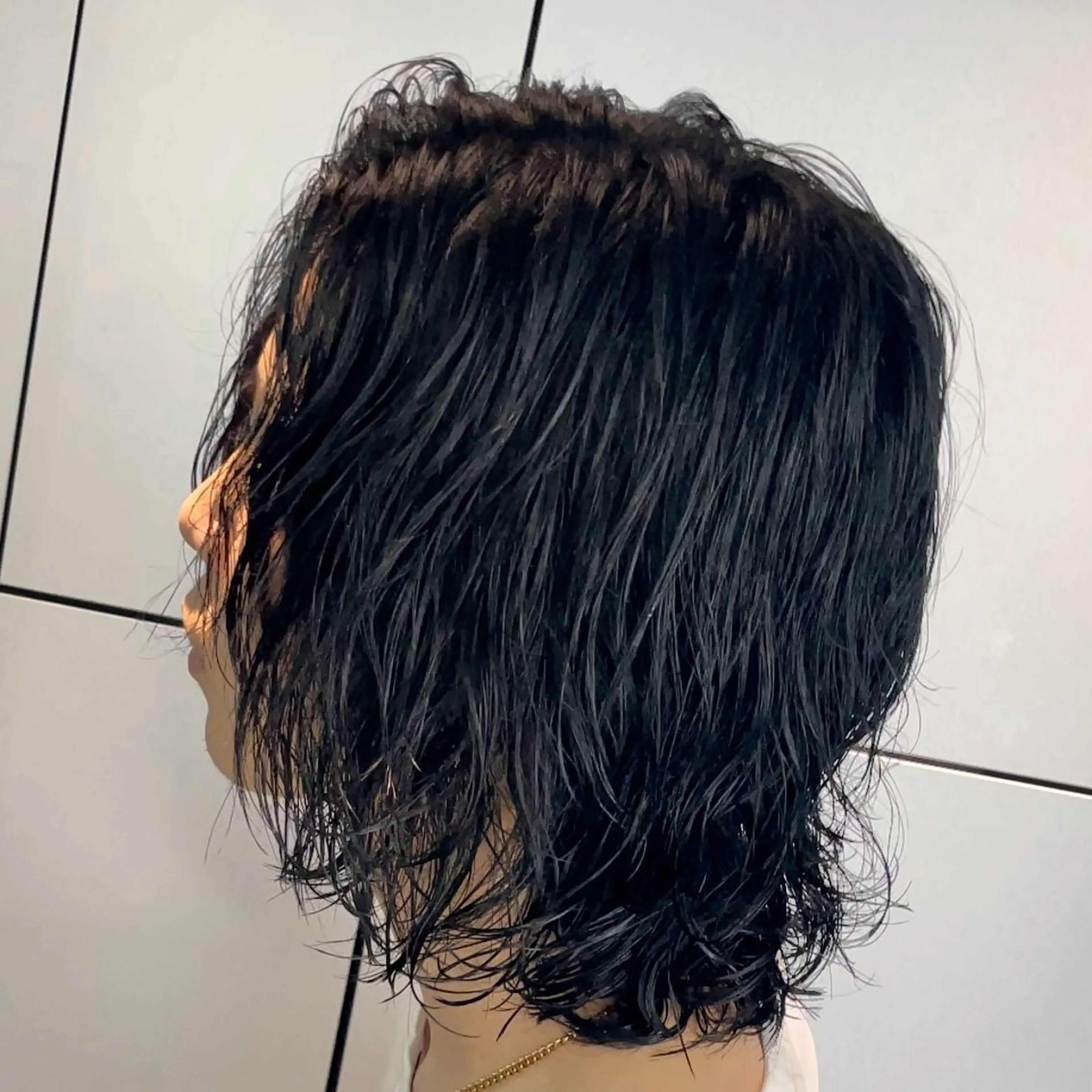 ロング パーマ ヘアアレンジ メンズ カット パーマ fifth Tokyo所属・fifth 石川 凪のヘアスタイル