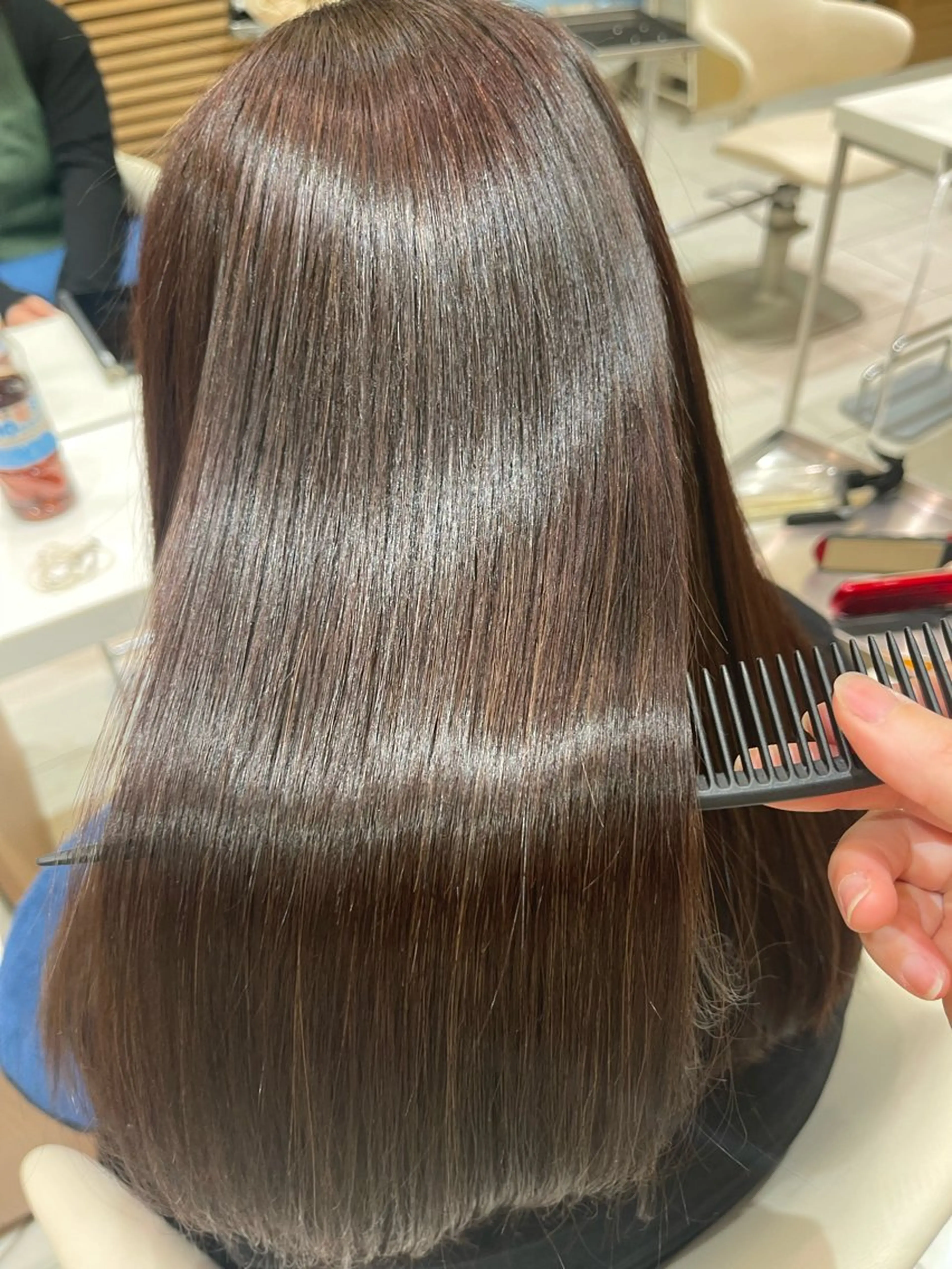 ロング 縮毛矯正 髪質改善/縮毛矯正 🧸梅川のヘアスタイル