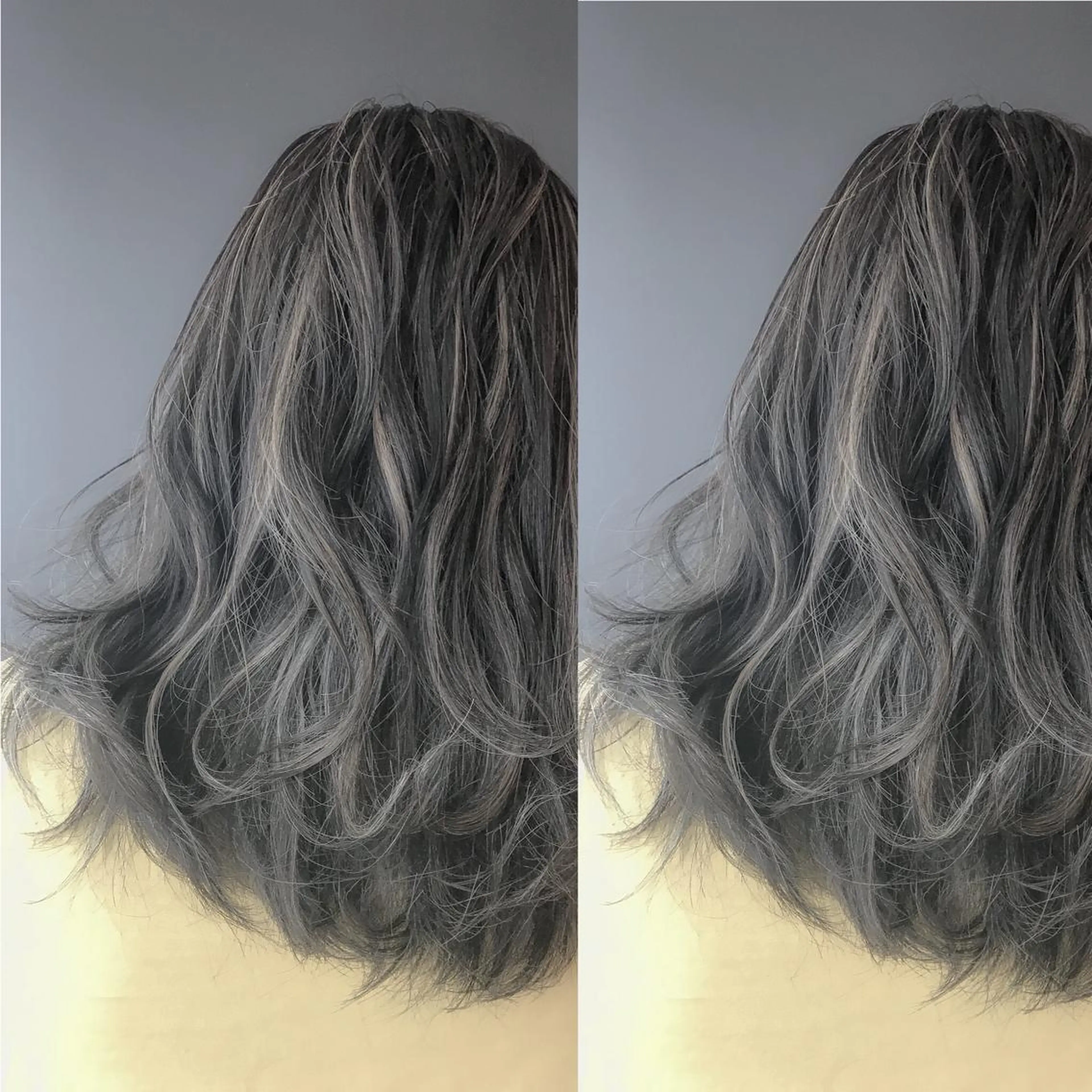 ミディアム カラー ハイライトカラー ハイライト ヘアカラー BOX mico.のヘアスタイル