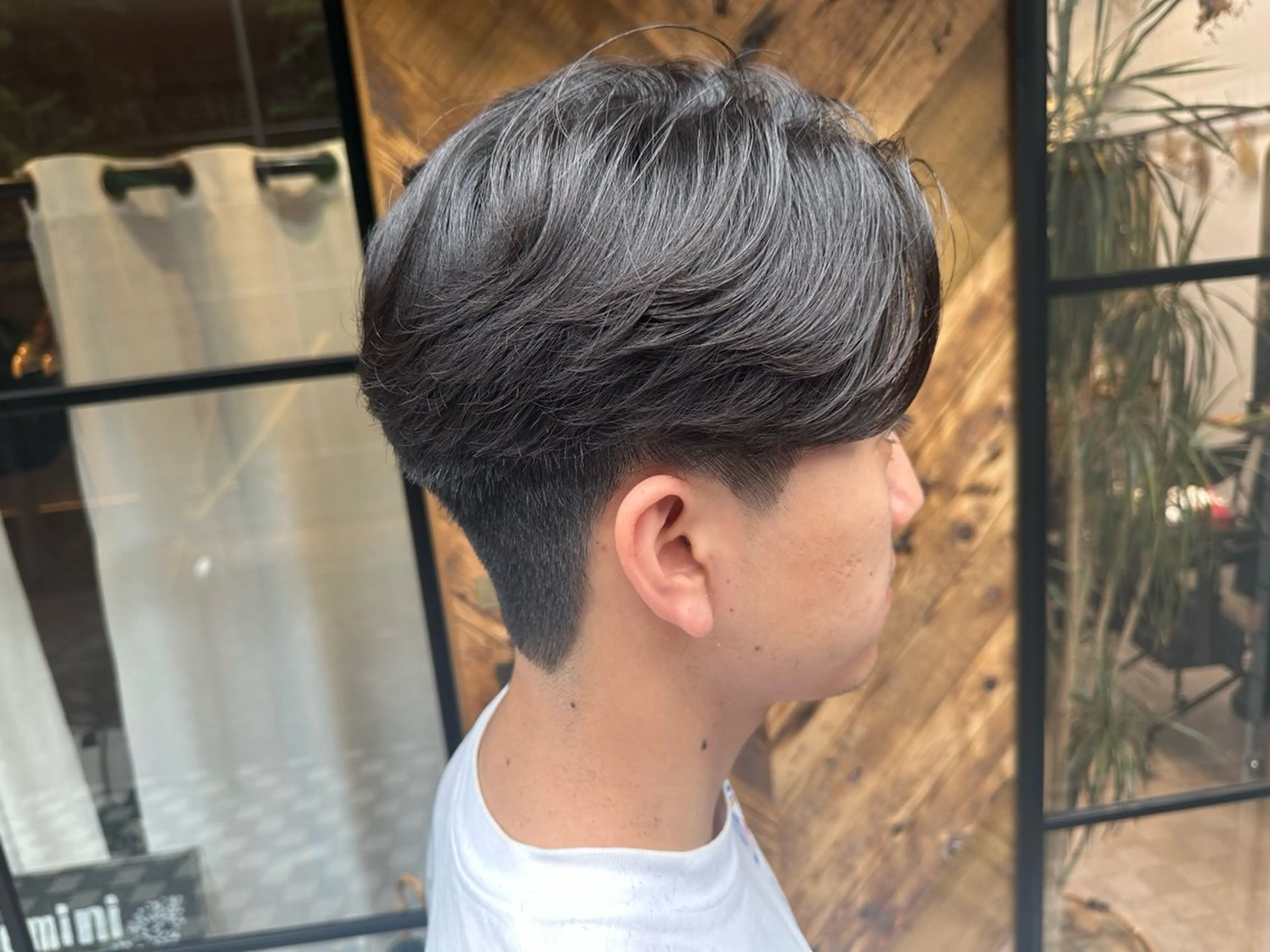 パーマ メンズ フェードカット メンズパーマ ニュアンスパーマ カット 【gemini店長】 メンズ特化中野稜平のヘアスタイル