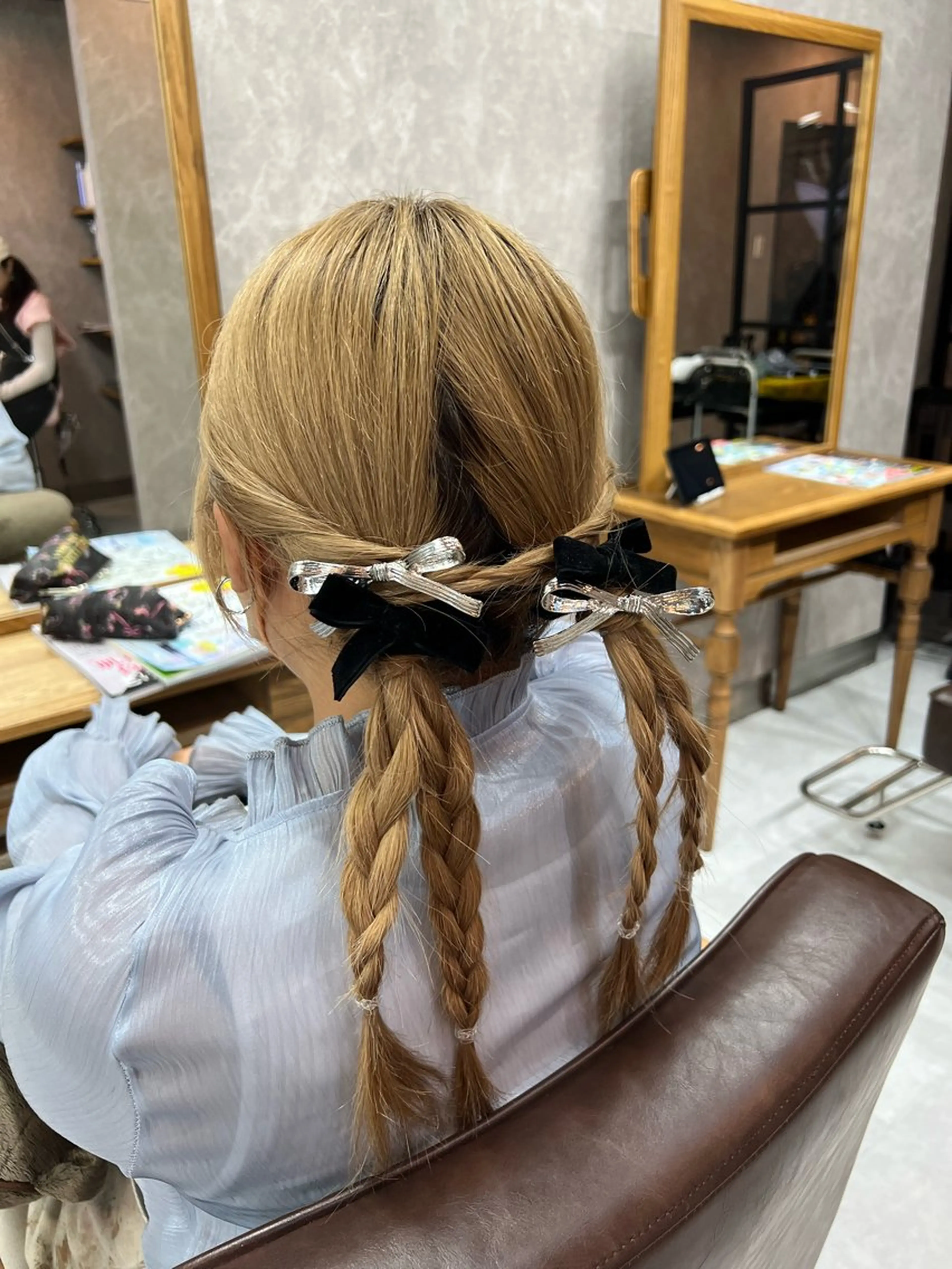 セミロング ヘアアレンジ ツインテール デート men's&ladys J'sGrace【メンズアンドレディース ジェイズグレイス】所属・🌻J'sGrace /JUMA🌻のヘアスタイル