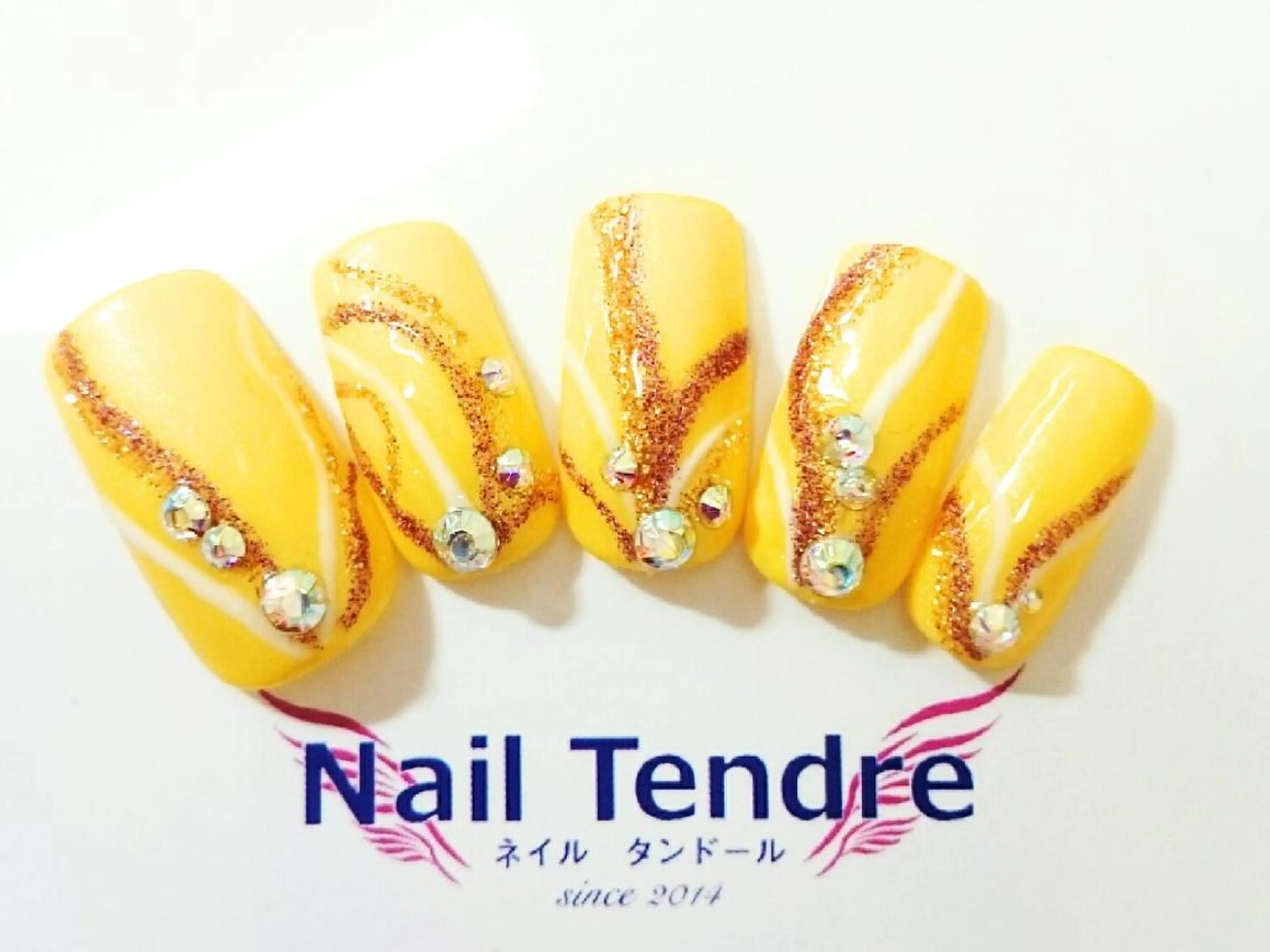 ネイル アートネイル ジェルネイル ソフトジェル ストーンネイル ハンドネイル Nail  Tendreのネイルデザイン