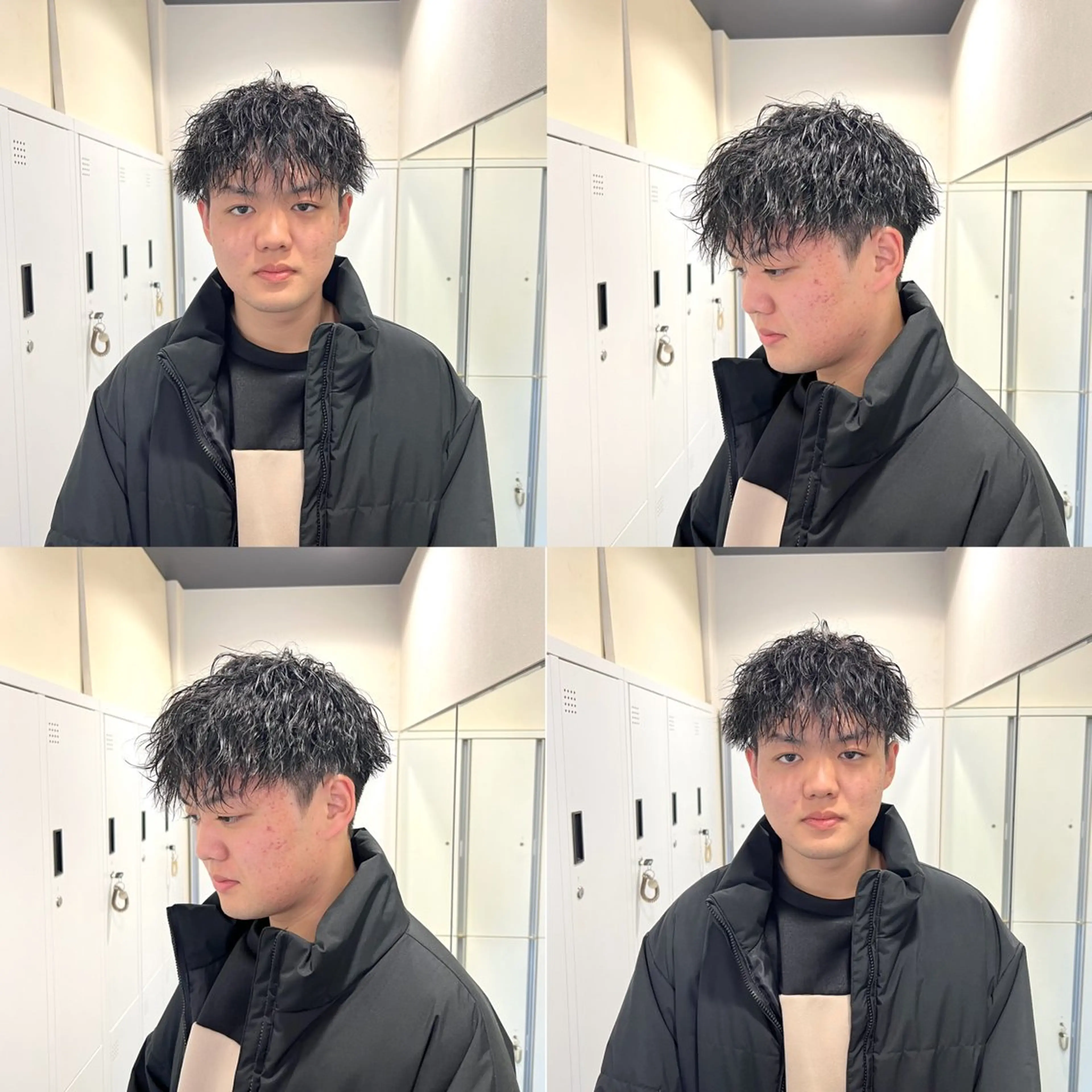 ショート パーマ メンズ メンズパーマ ツイストスパイラルパーマ スパイラルパーマ カット パーマ 茅ヶ崎パーマ特化/ スパイラル/ハルキのヘアスタイル