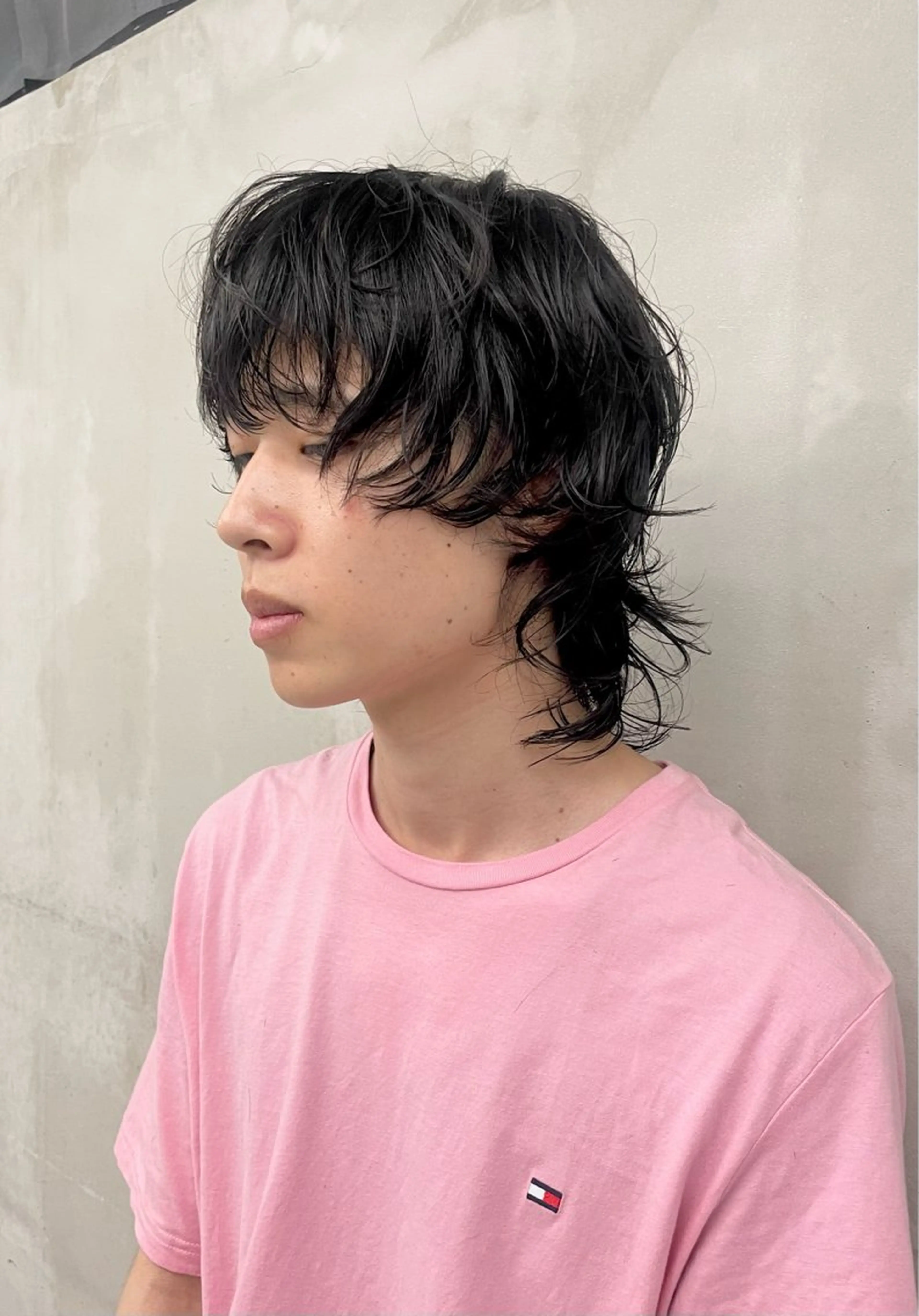 パーマ メンズ メンズウルフカット ウルフカット カット パーマ 🌀パーマモデル 募集中/大谷りな🌀のヘアスタイル