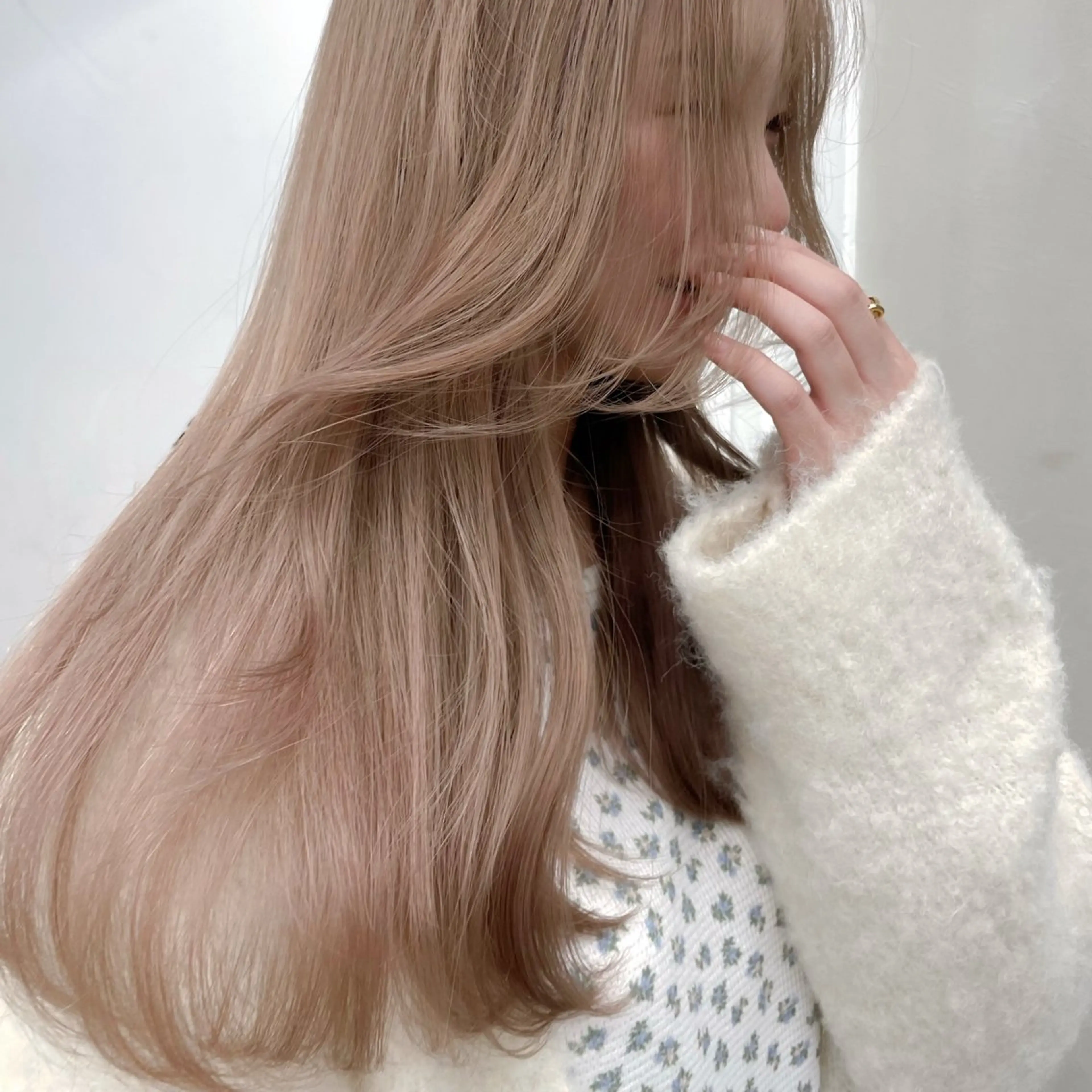 カラー 田代 さつきのヘアスタイル