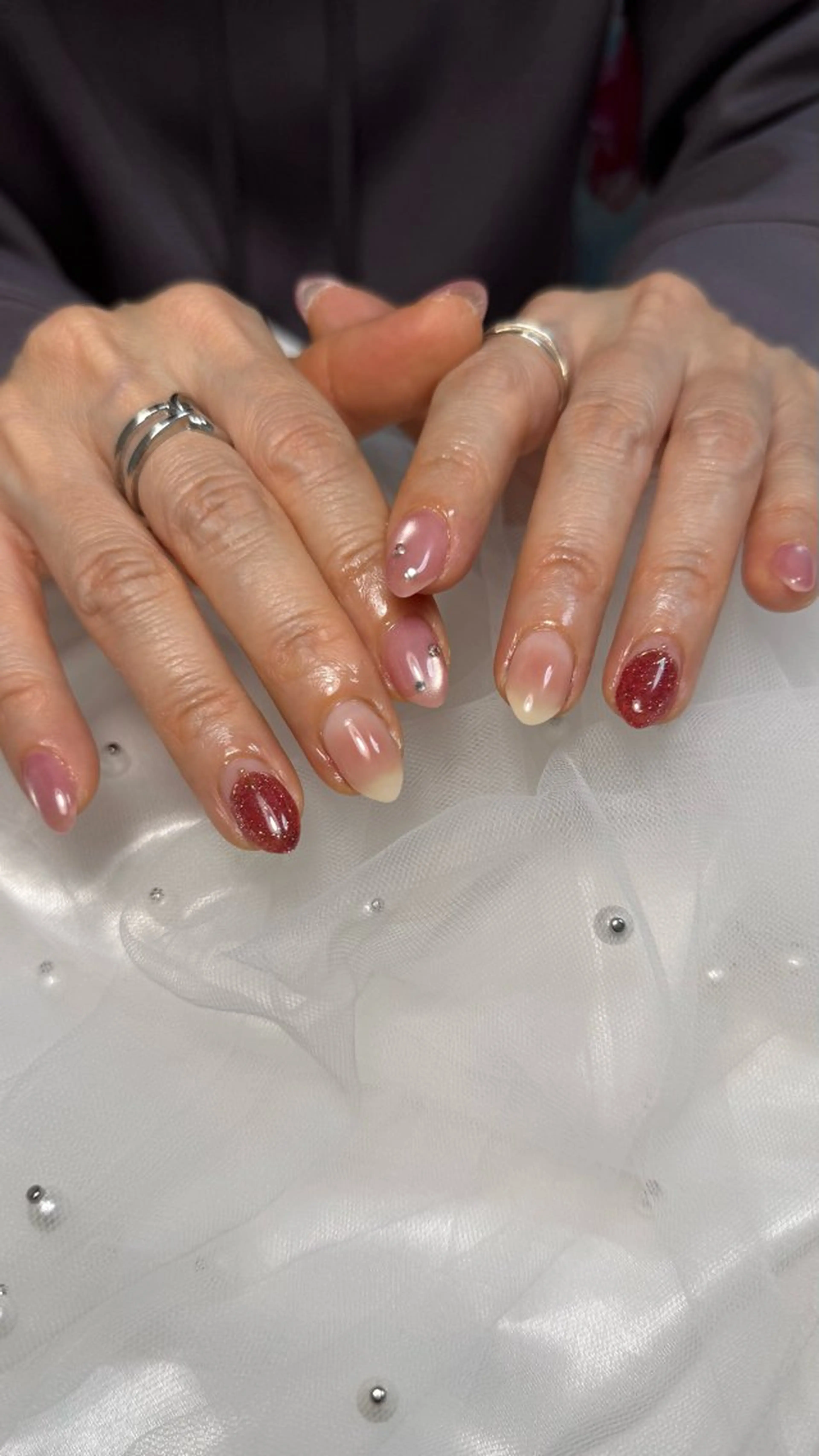 ネイル チークネイル ハンドネイル andK nail salonのネイルデザイン