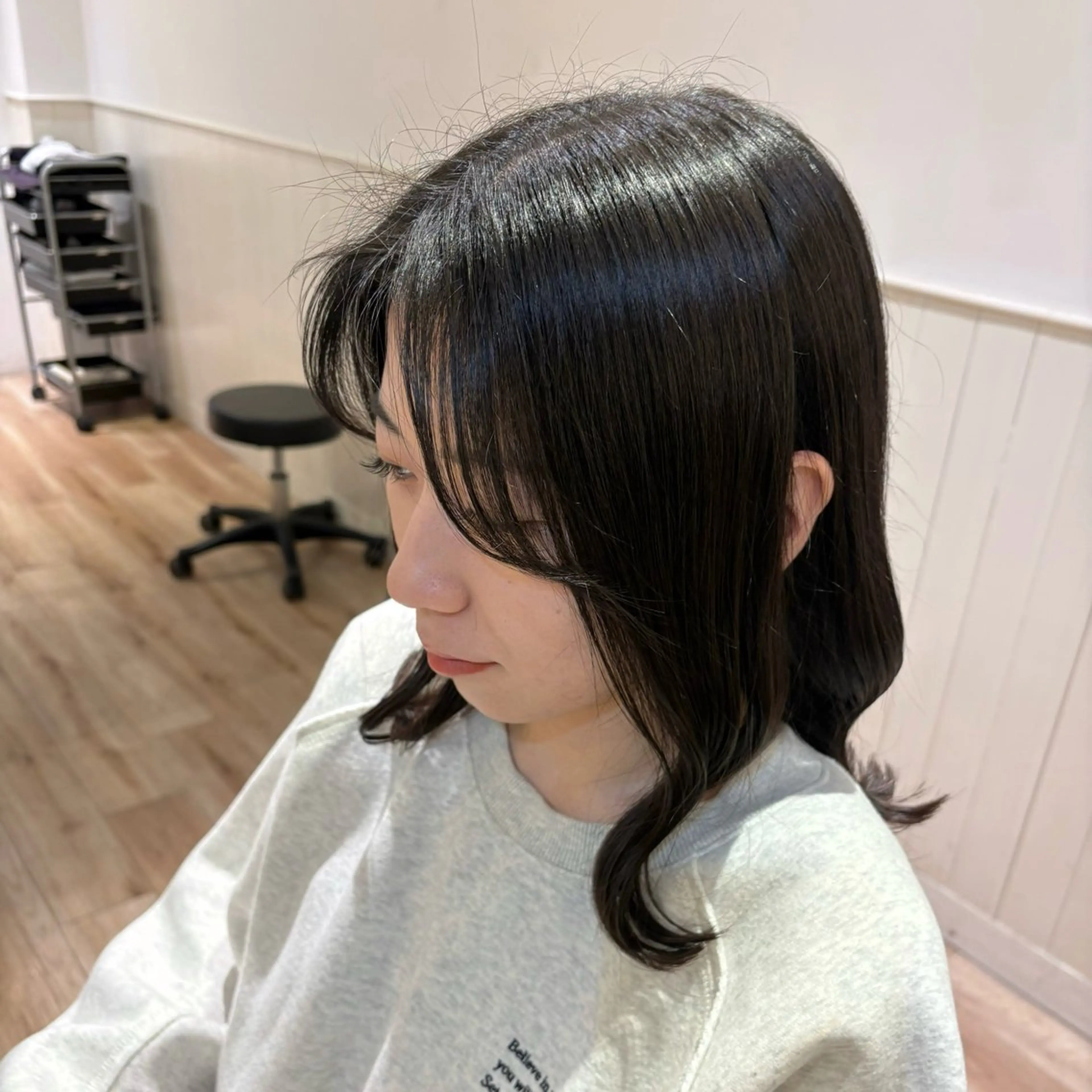 ミディアム カット えんどう ゆめはのヘアスタイル