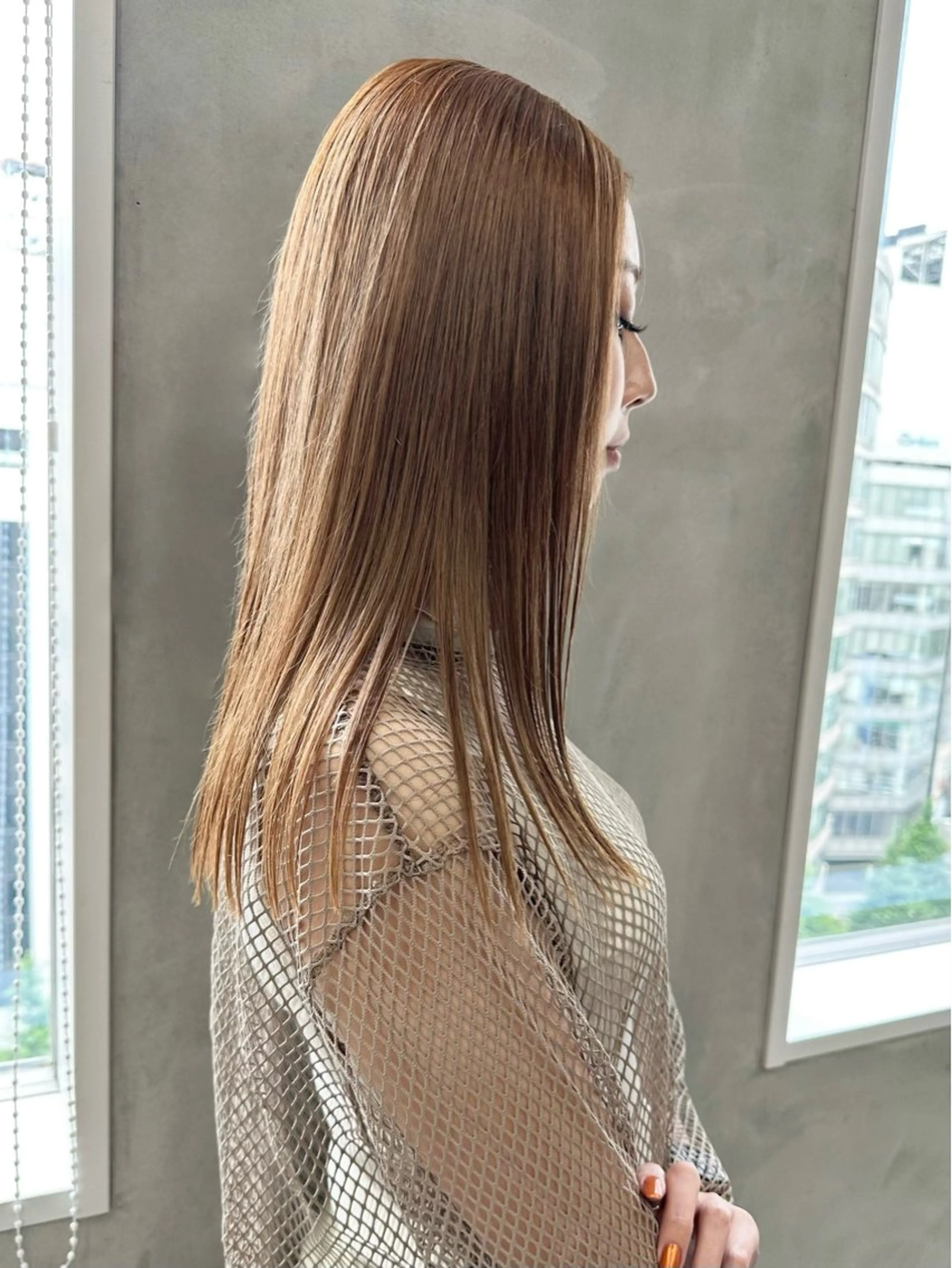 セミロング 髪質改善 トリートメント トリートメント Minami🩵 新宿のヘアスタイル