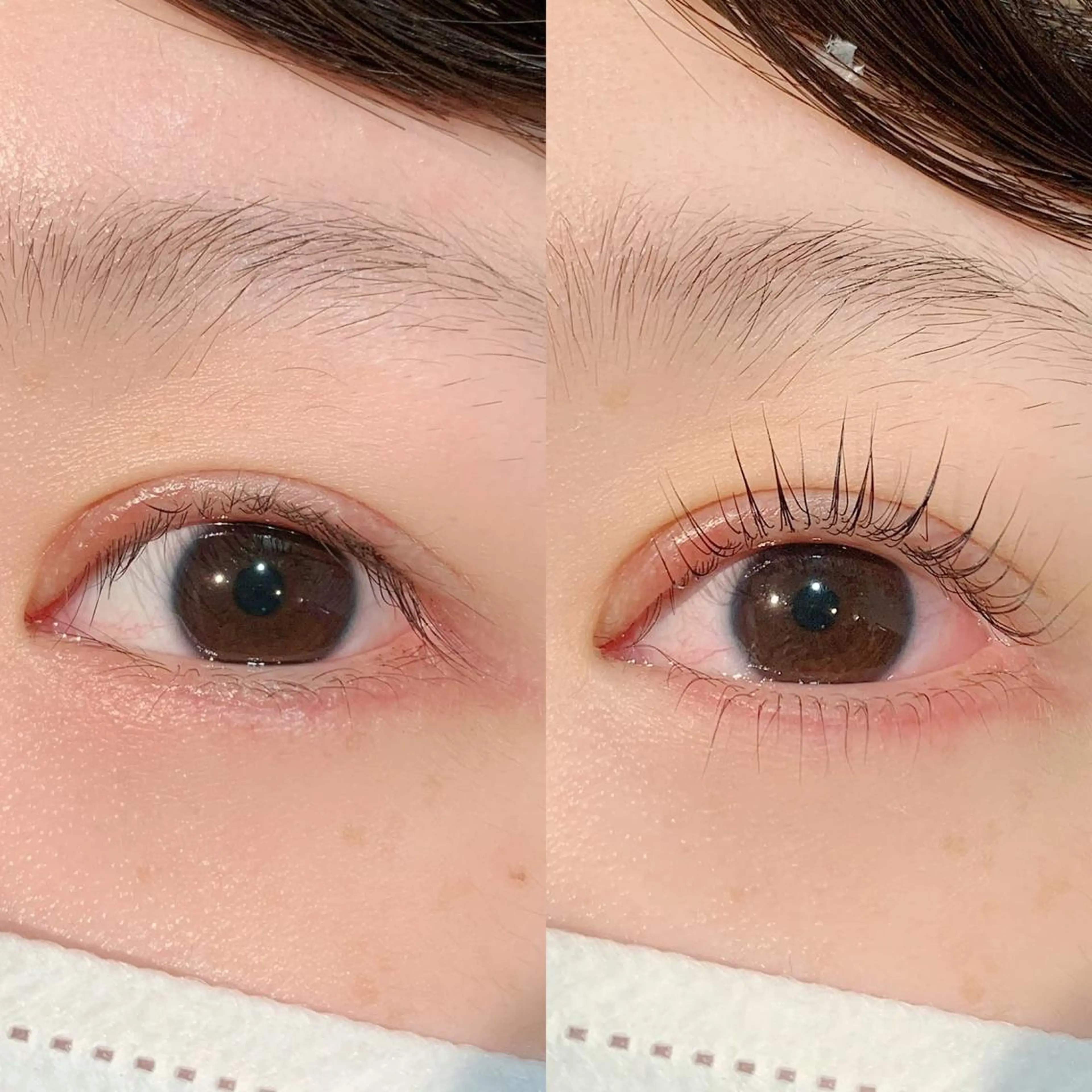 マツエク・マツパ 下まつげエクステ 一重×まつ毛パーマ 村井 香怜のマツエク・マツパデザイン