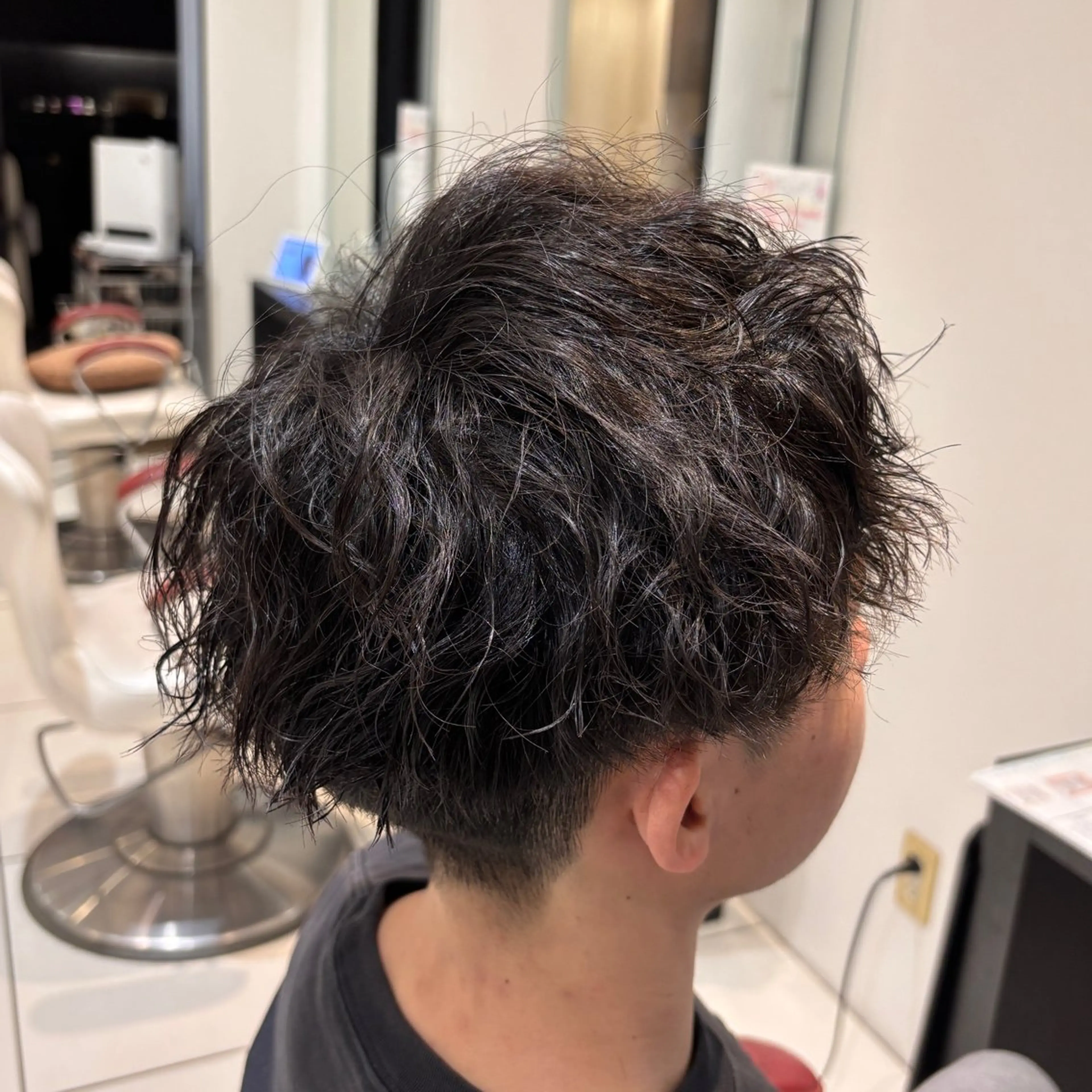 パーマ メンズ カット パーマ 🫧ショート/ボブ ✄﻿mana🫧のヘアスタイル