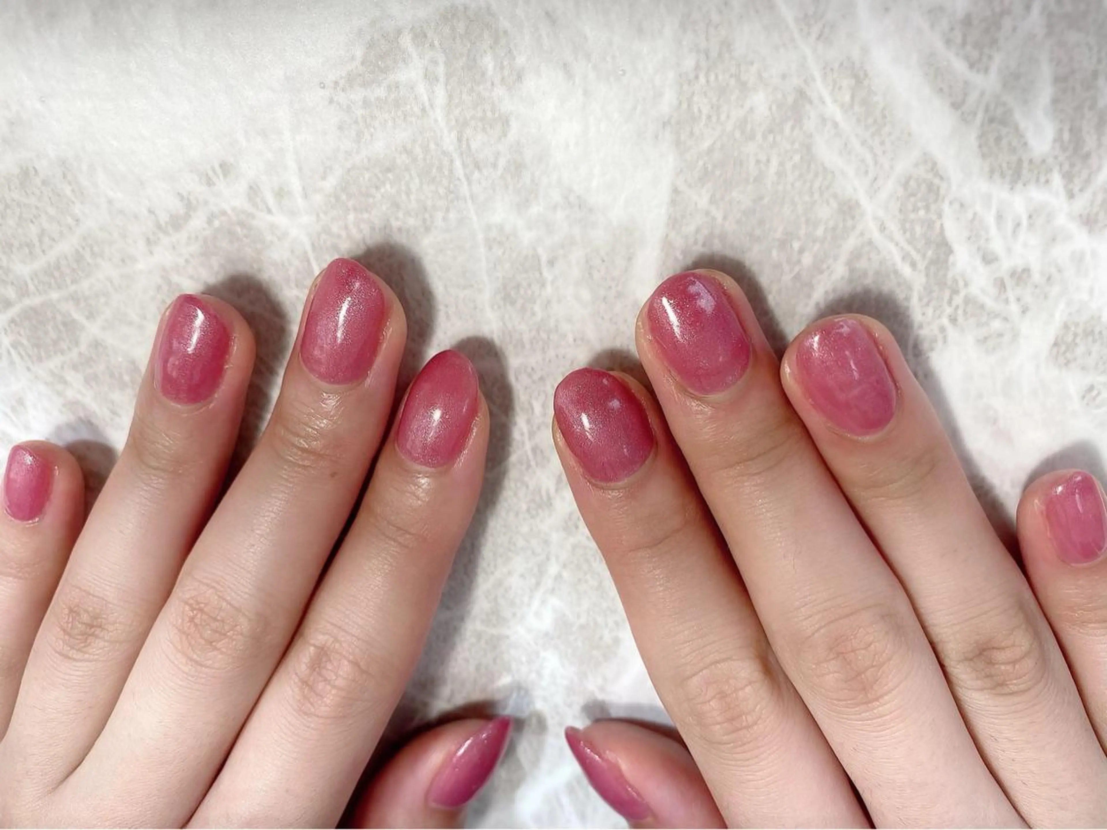 ショート ネイル ピンク nailsalon Puretéのネイルデザイン