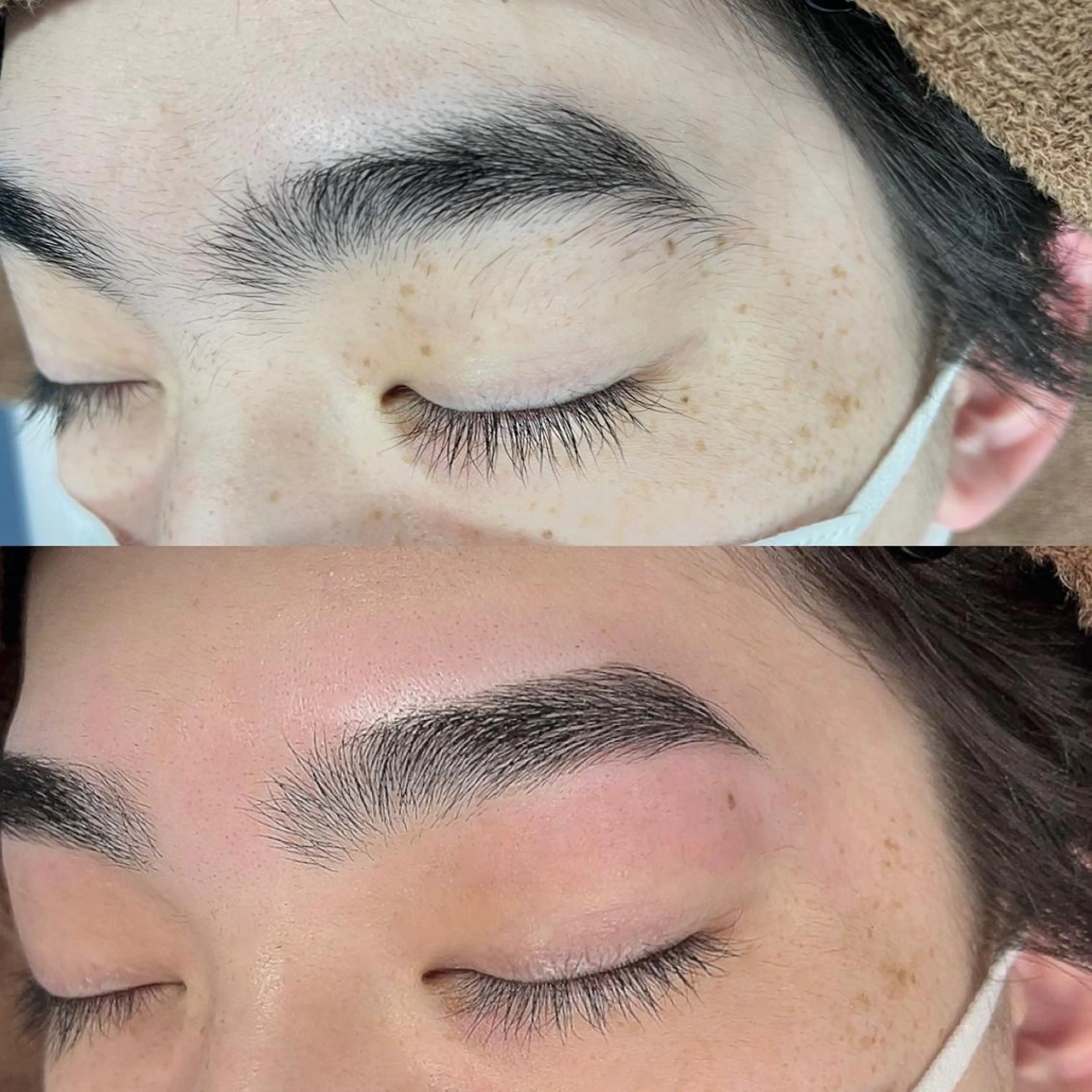 パーマ メンズ アイブロウ メンズアイブロウ BEIGE 金山 🌹RUKAのマツエク・マツパデザイン