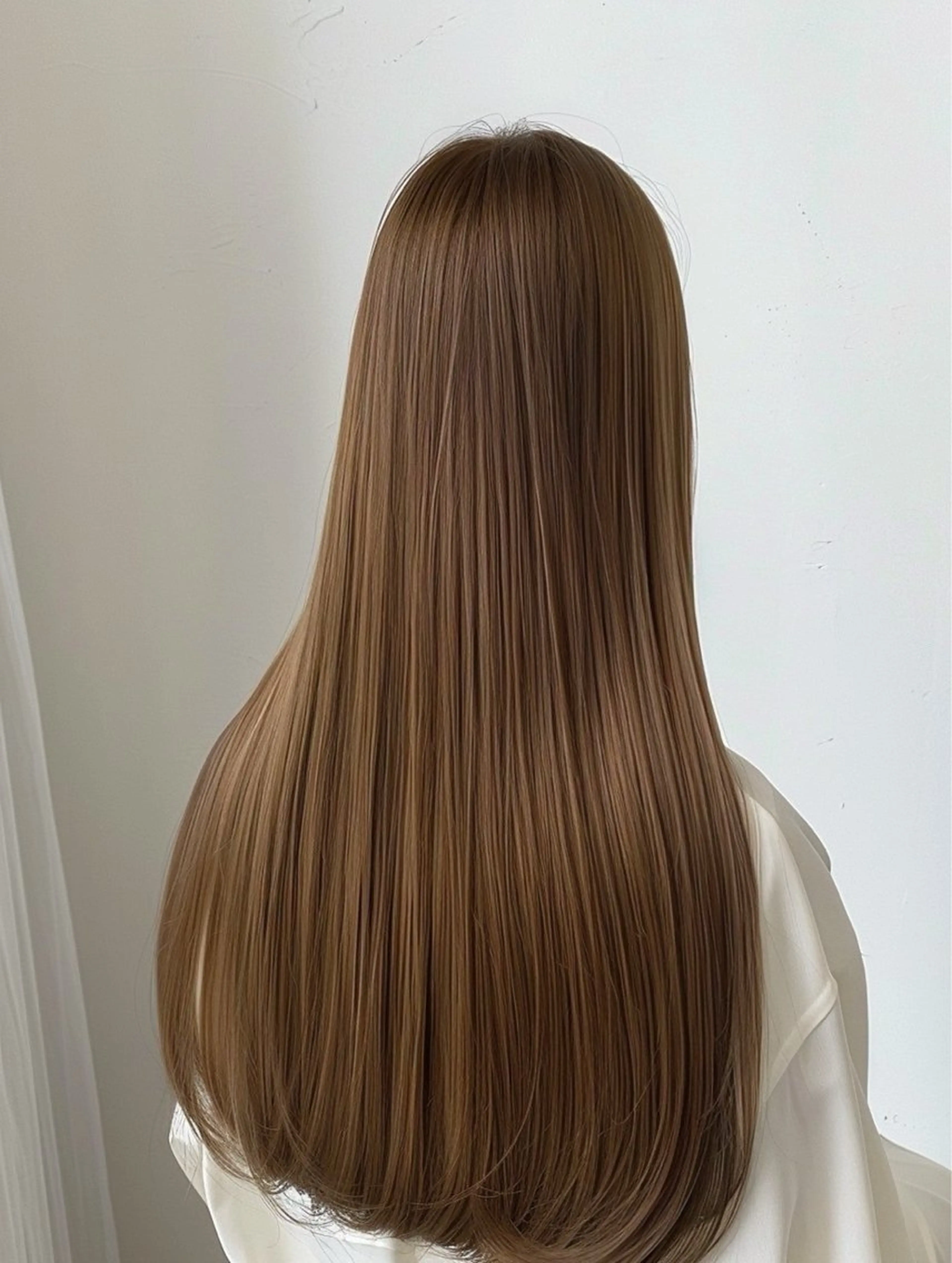 ロング 髪質改善 ミルクティーベージュ 山本勝志のヘアスタイル