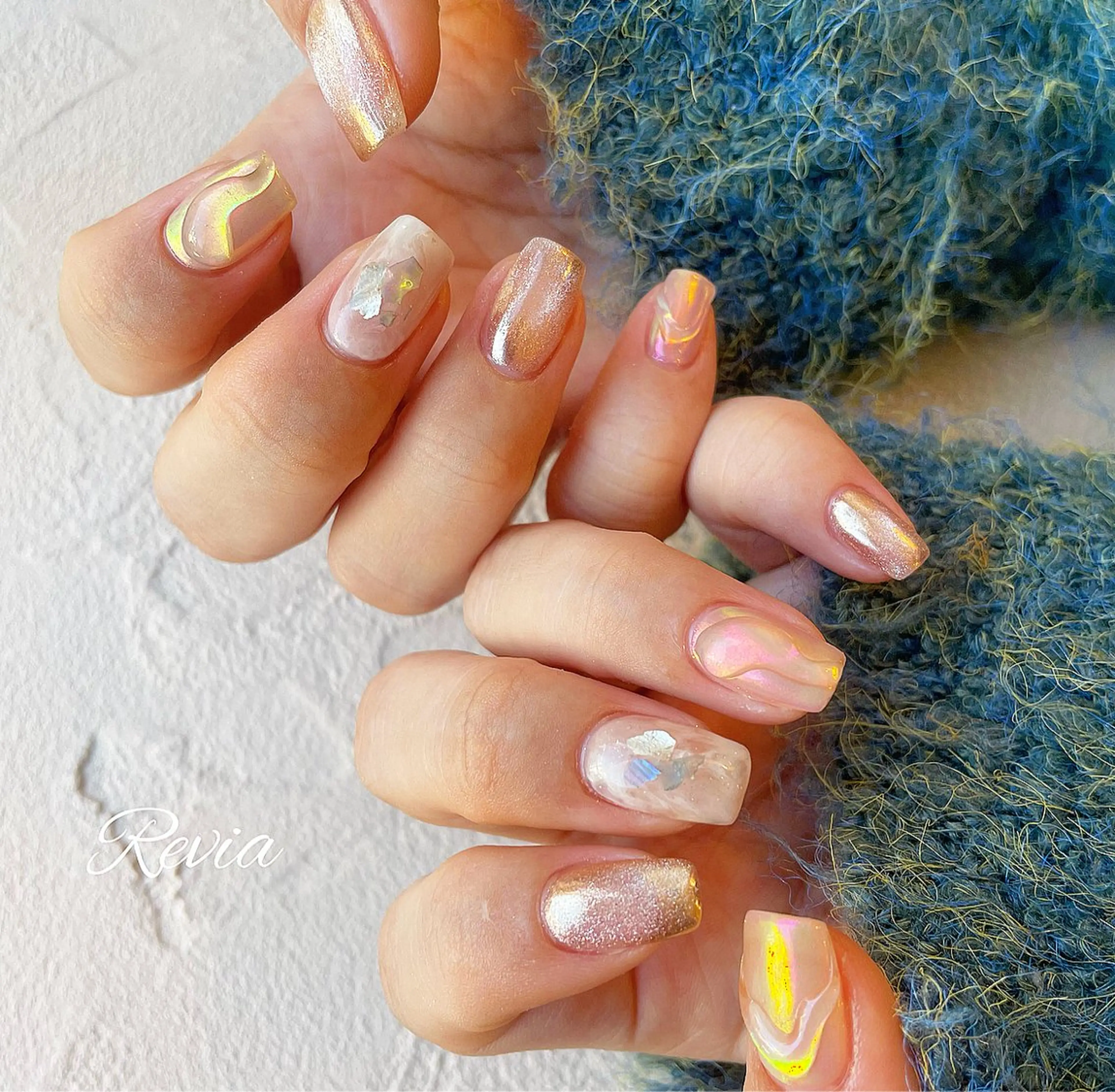 ネイル ハンドネイル revia所属・ERI Nailistのネイルデザイン