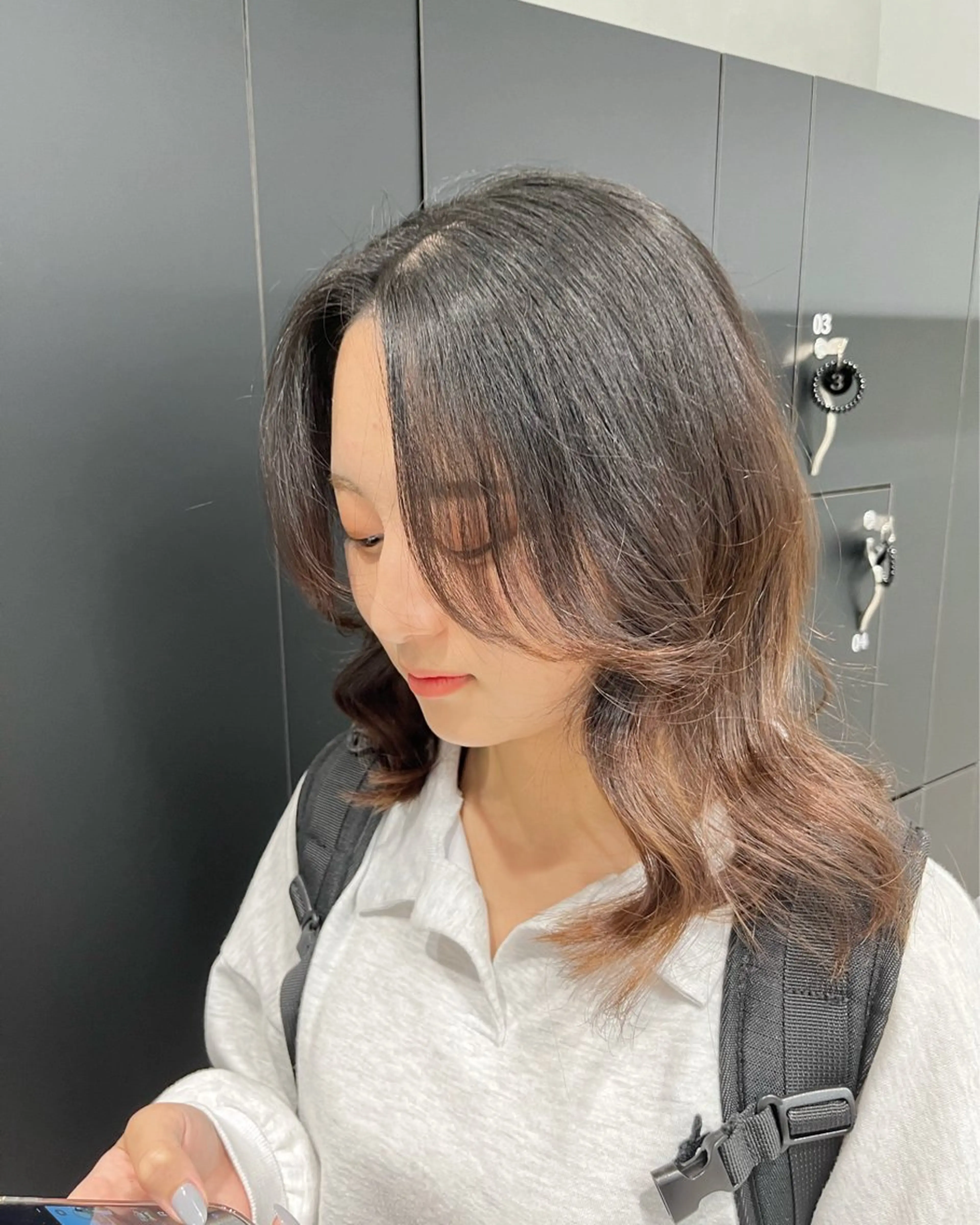 ミディアム SALOWIN横浜所属・𓍯韓国style/ 髪質改善𓍯中村和希のヘアスタイル