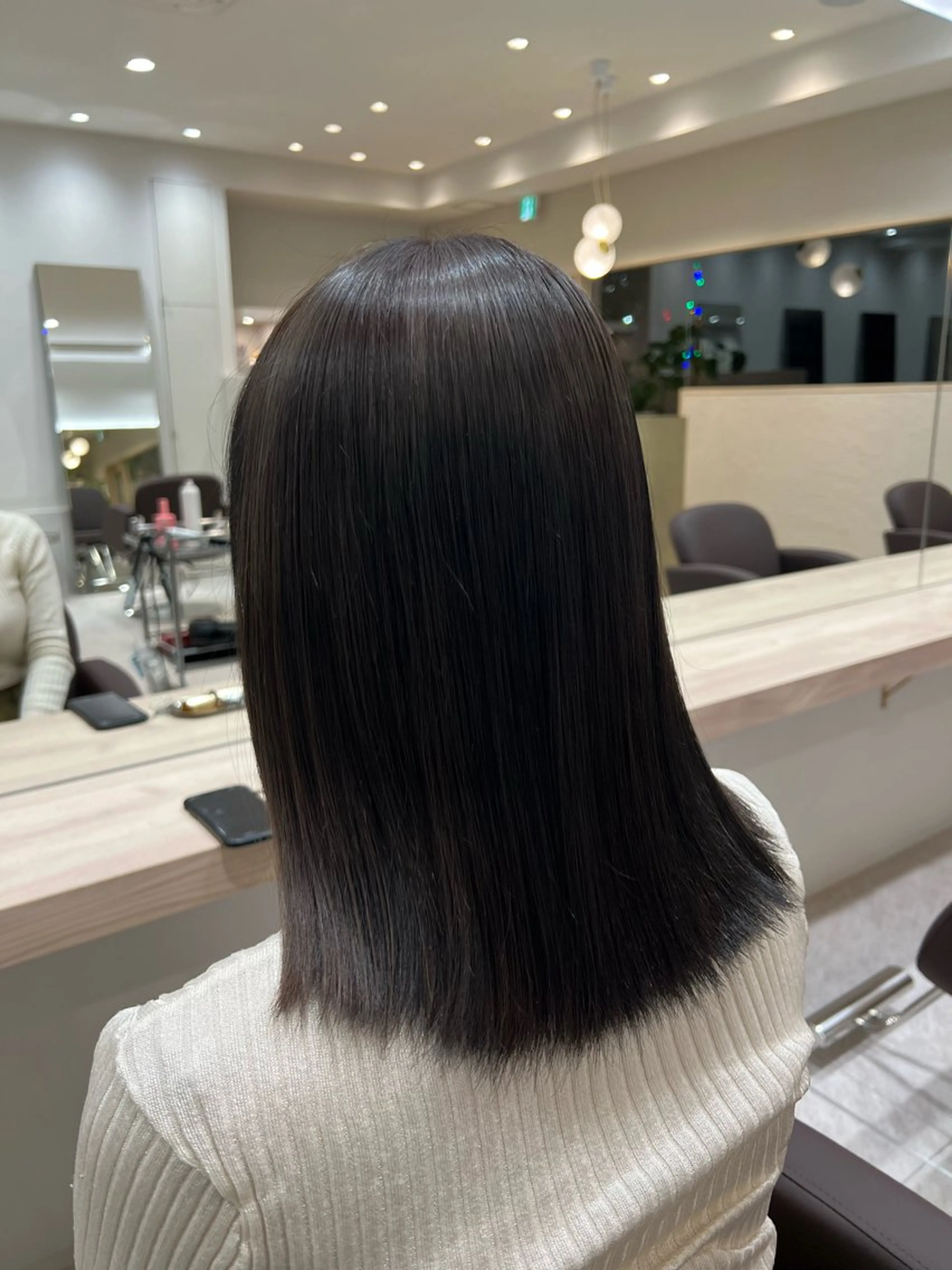 ミディアム カラー 艶カラー/レイヤー/ atsumi⛰️🧸のヘアスタイル