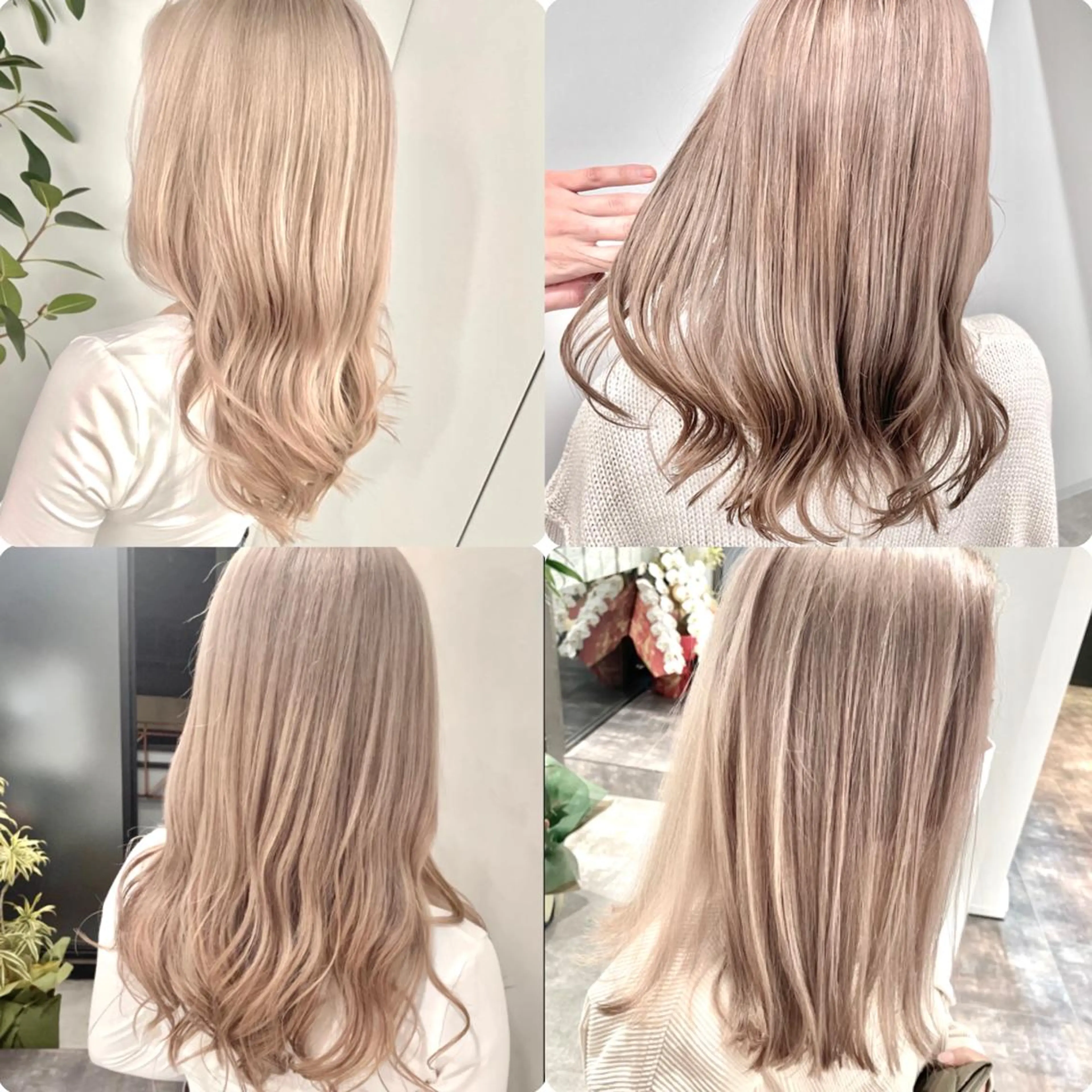 ロング ヘアカラー トリートメント MiL所属・✨ハイトーン✨ 濱田知孝のヘアスタイル