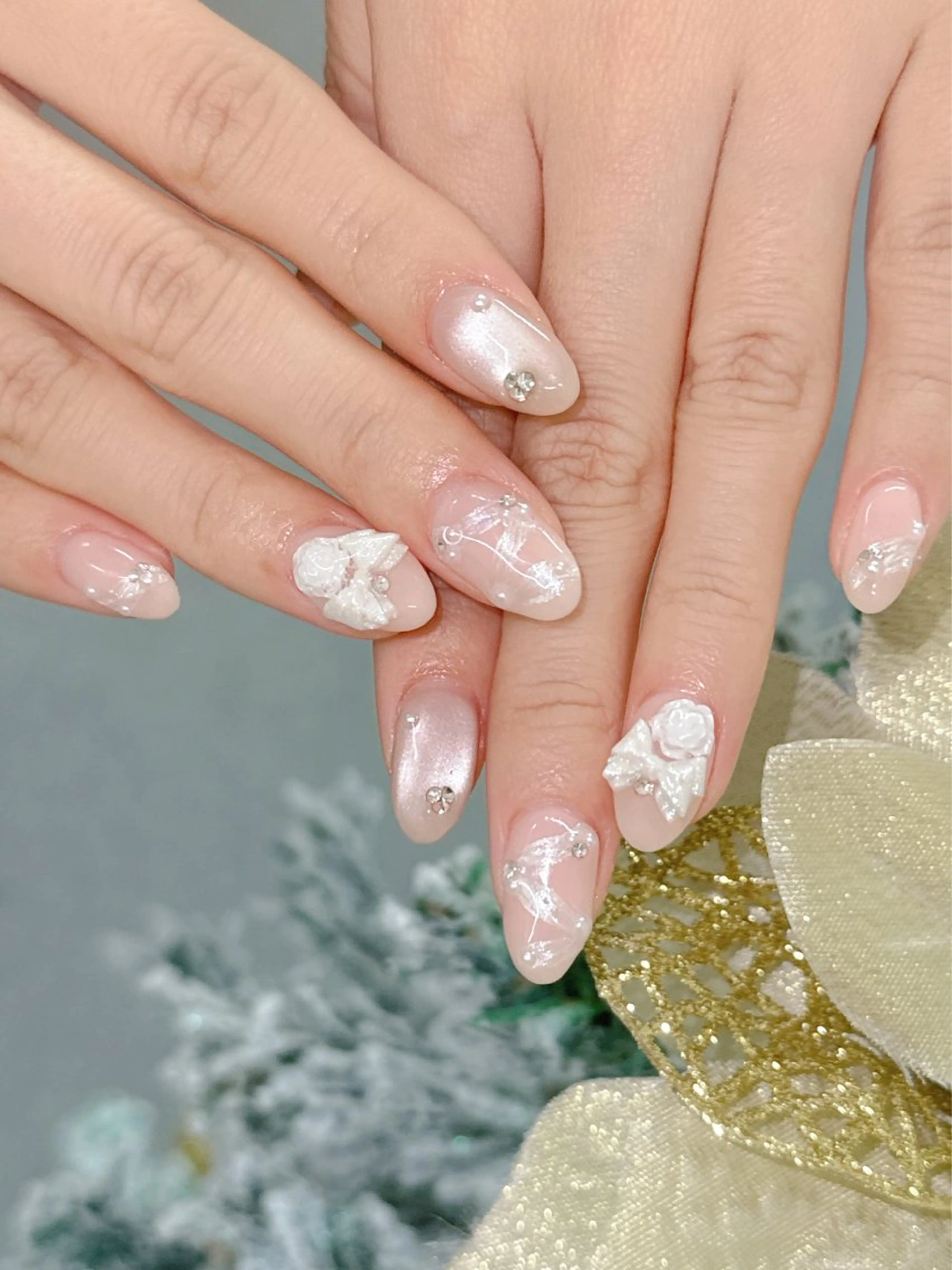 ネイル ハンドネイル グロー ネイルのネイルデザイン