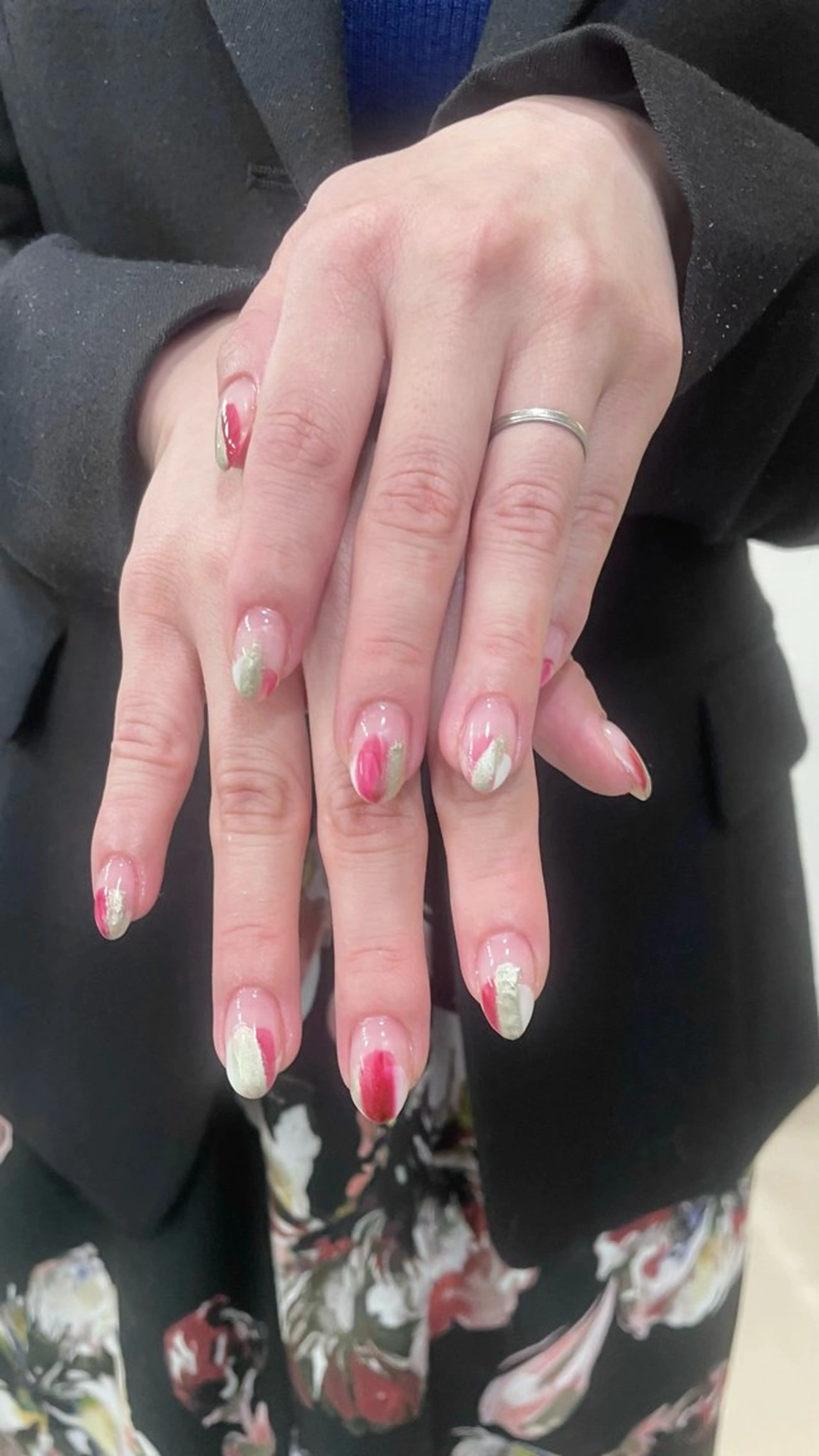 ネイル ニュアンスネイル シンプルネイル ハンドネイル 🤍One MISAKI🤍のネイルデザイン