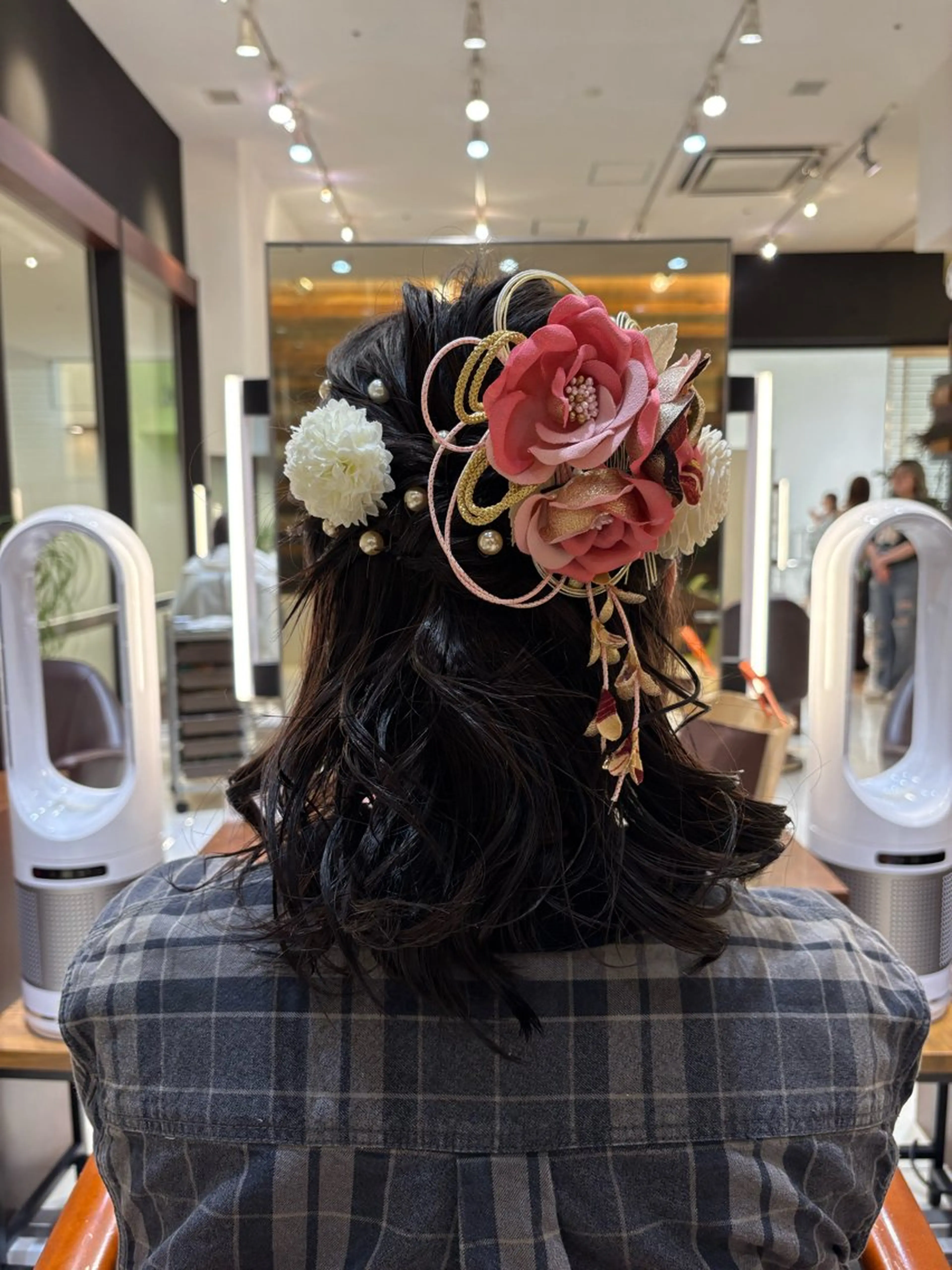 ヘアアレンジ ハーフアップ WACHI AYATOのヘアスタイル