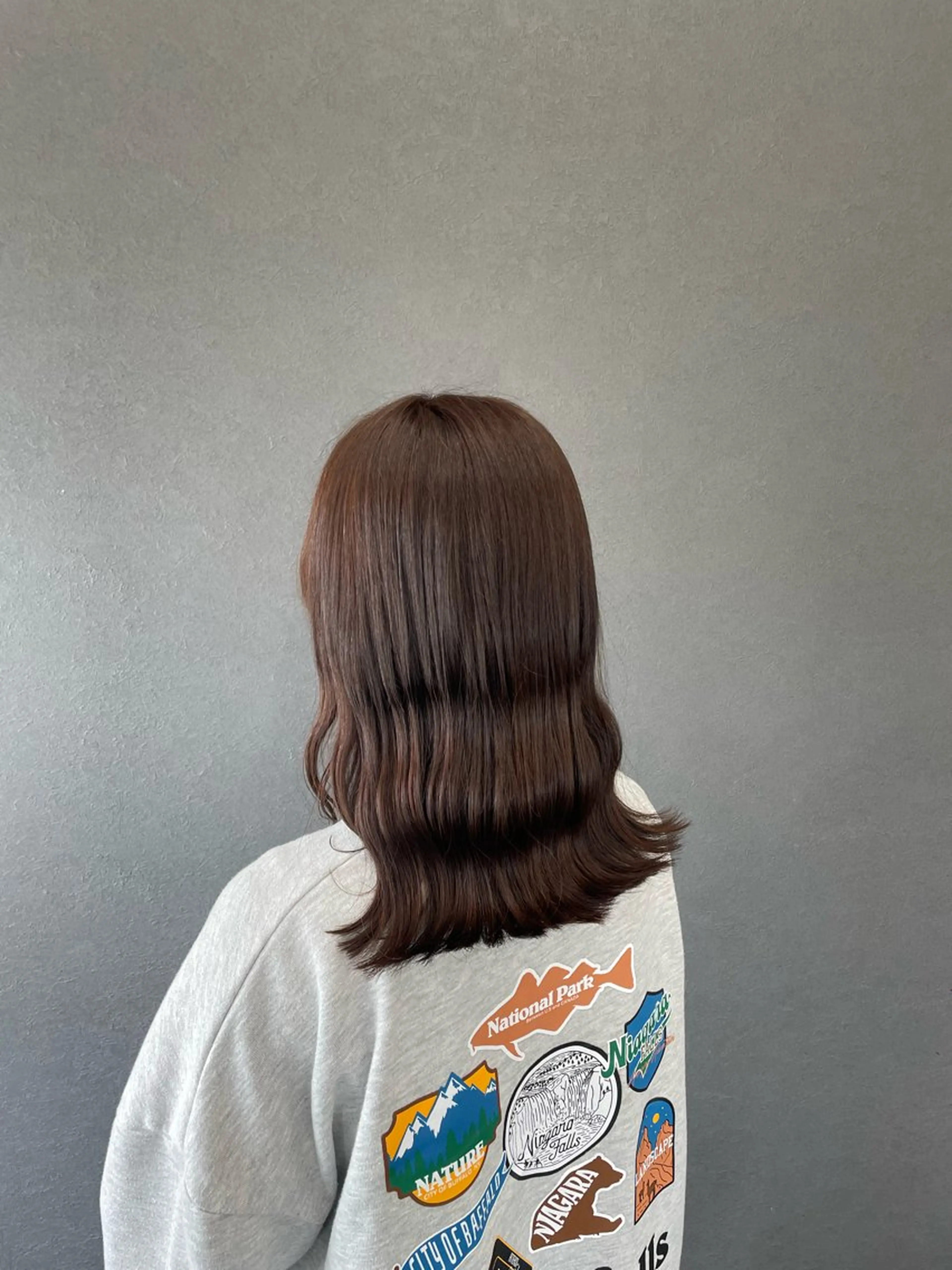 セミロング 手塚 凜のヘアスタイル