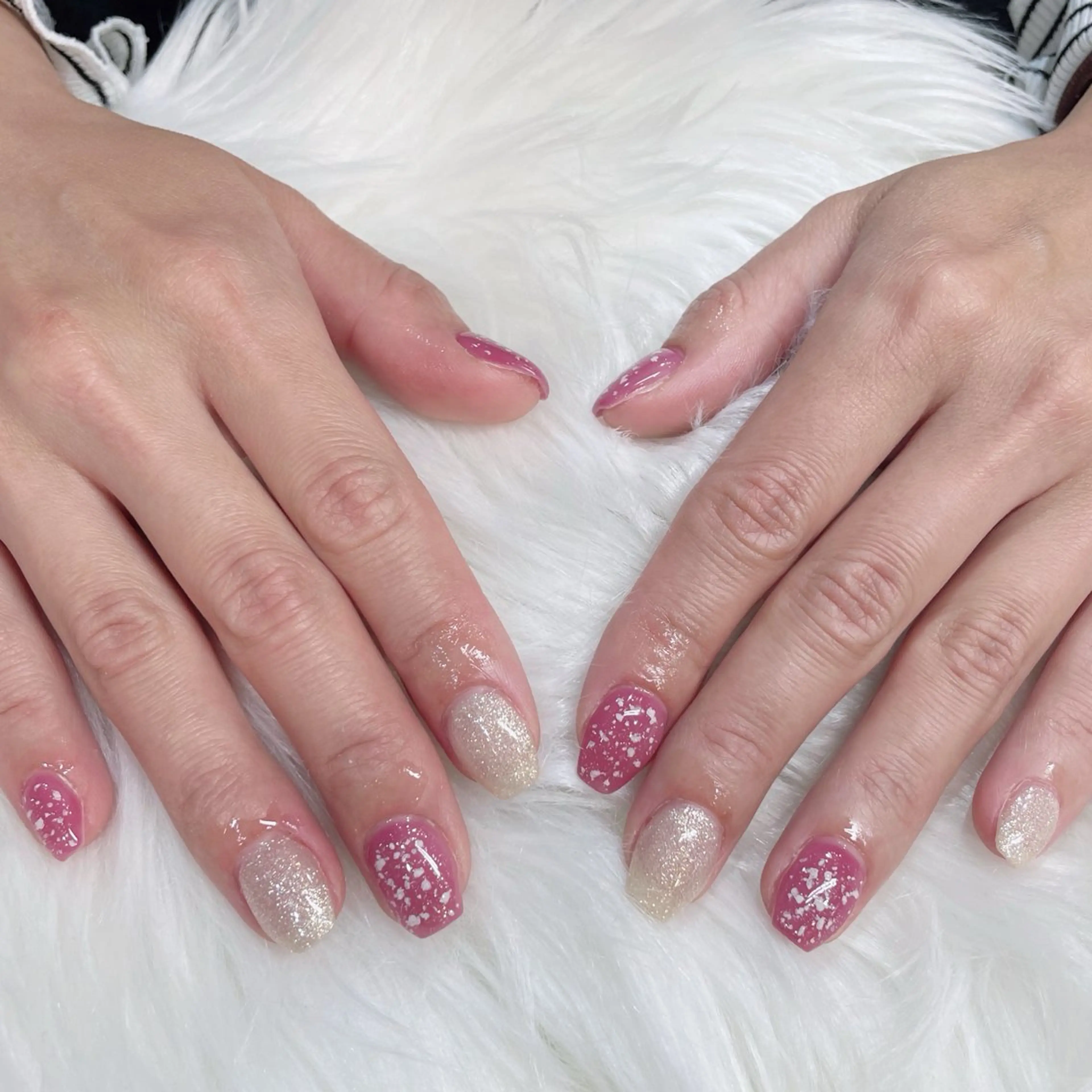 ネイル ラメ(グリッター) エリクサーネイル池袋店所属・エリクサーネイル池袋 大槻のネイルデザイン