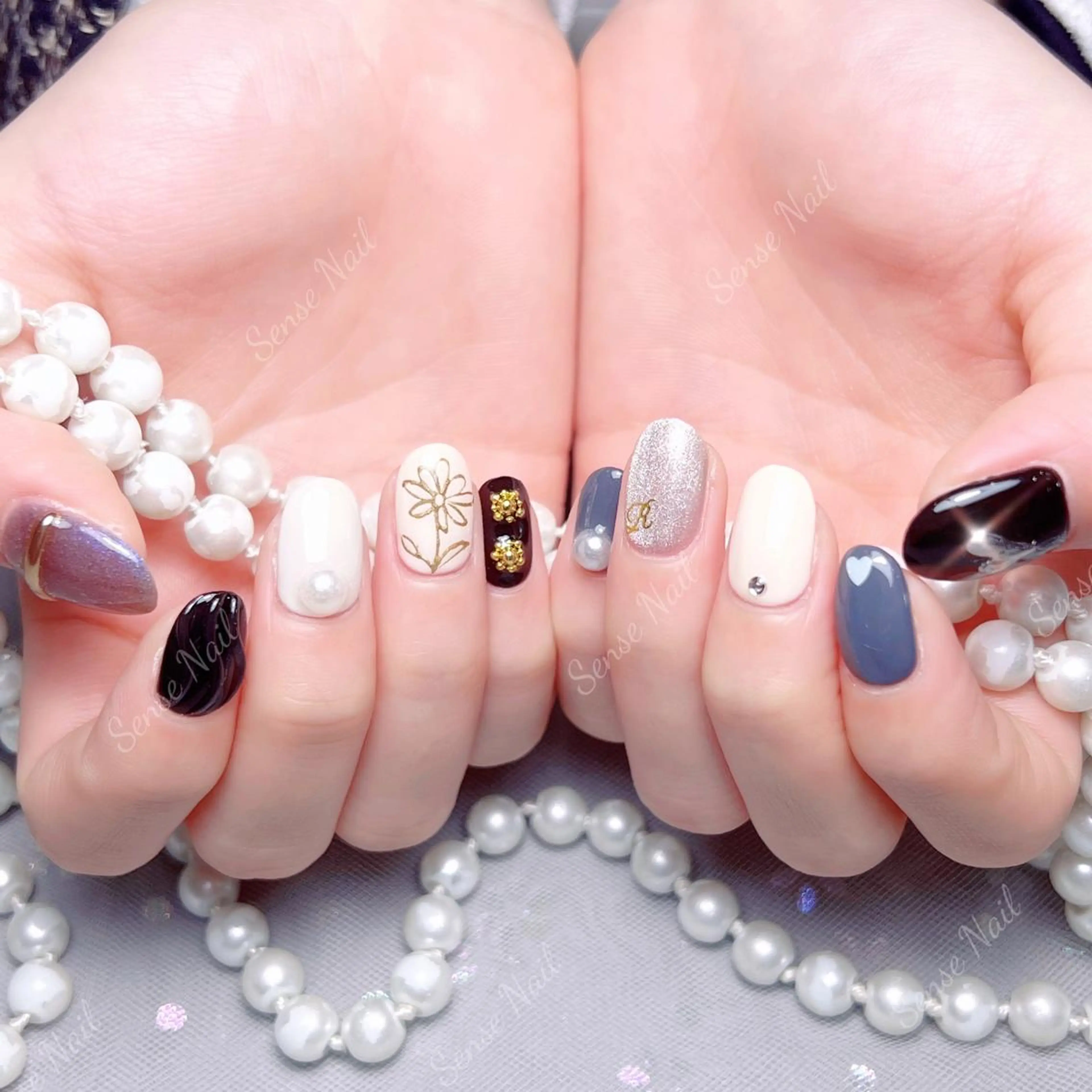 ネイル ハンドネイル ハンドケア 🎀Sense Nail渋谷店🎀のネイルデザイン