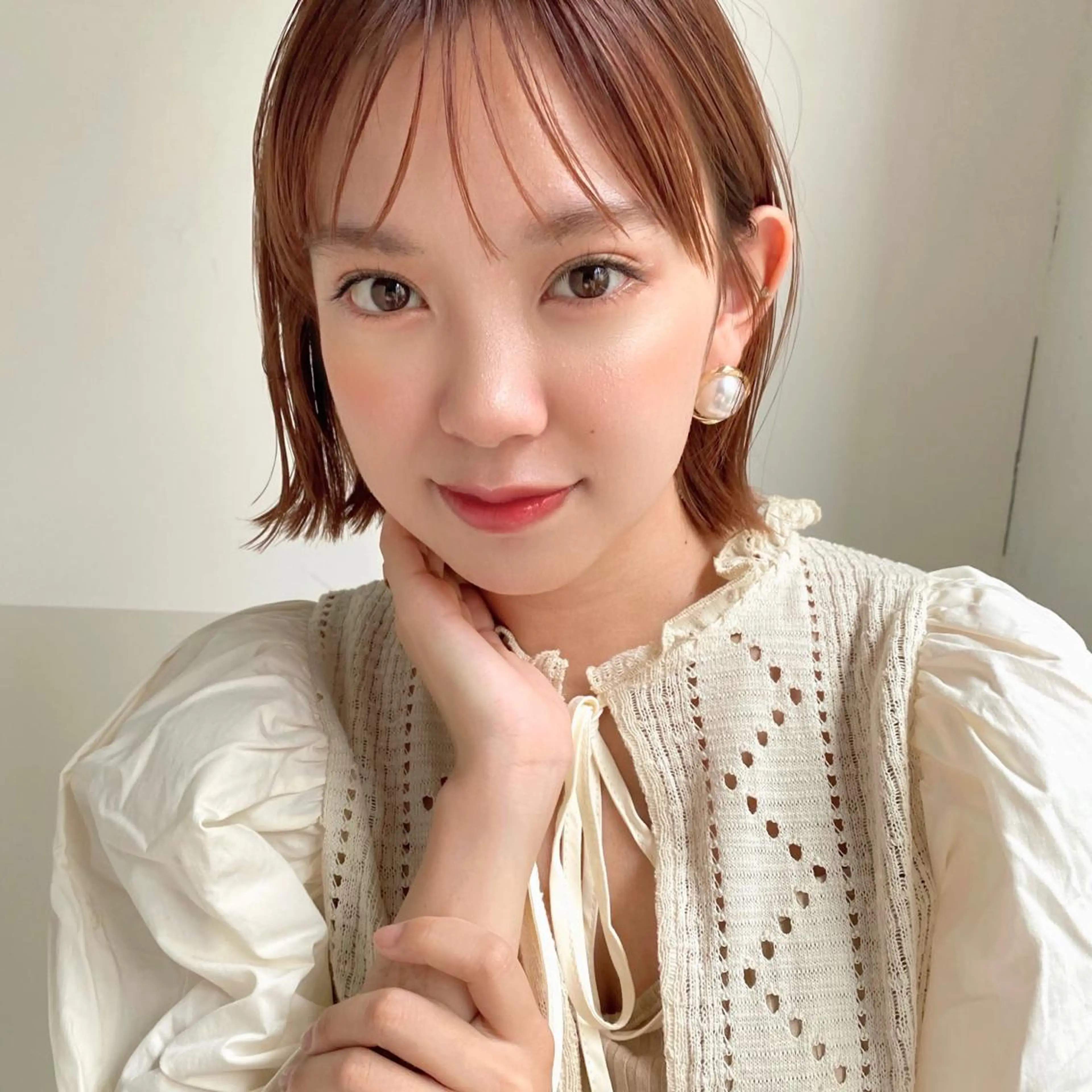 ショート カラー 🪭risa 暖色/レイヤー🪭のヘアスタイル