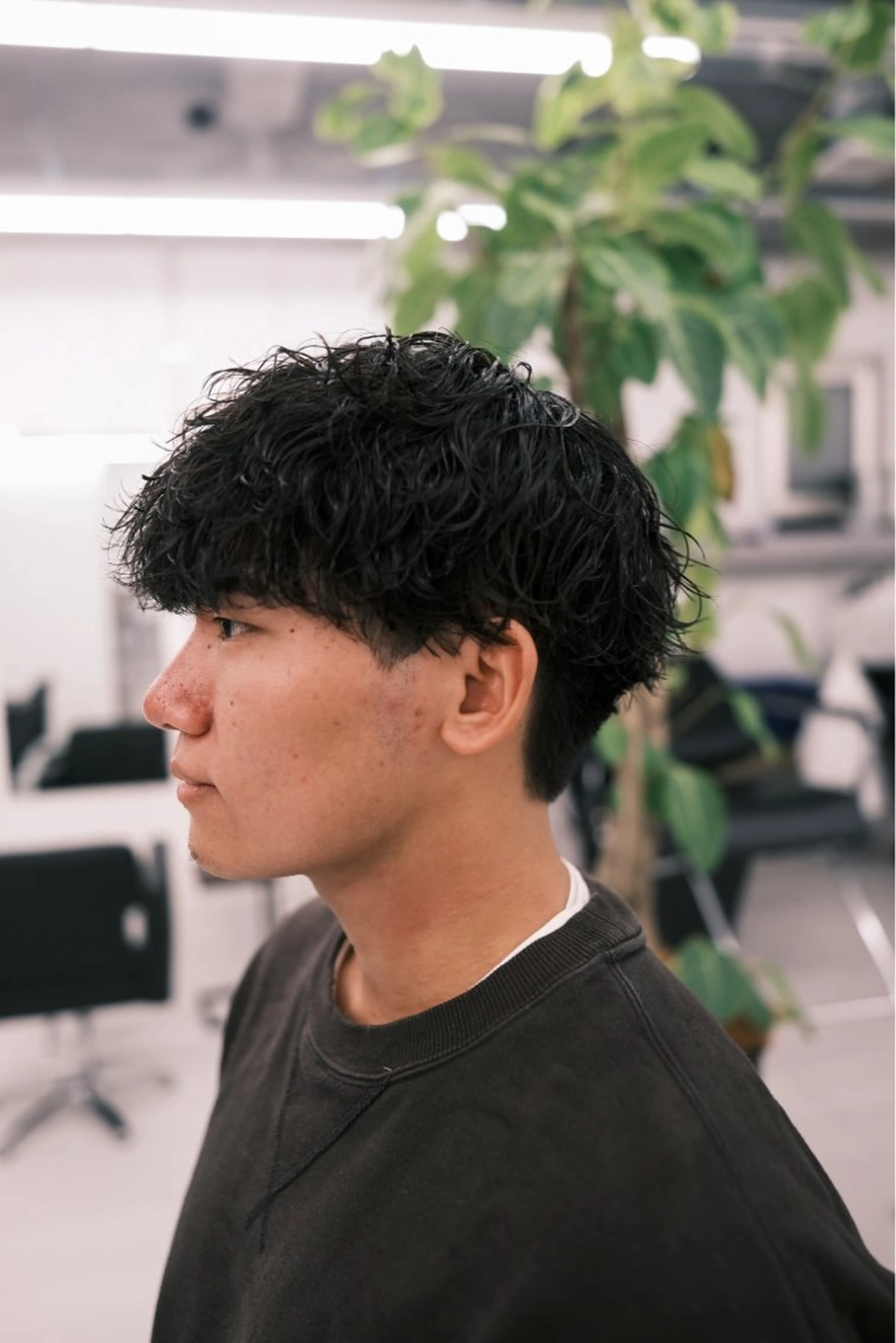 【平日限定】メンズカット＋波巻きパーマの写真