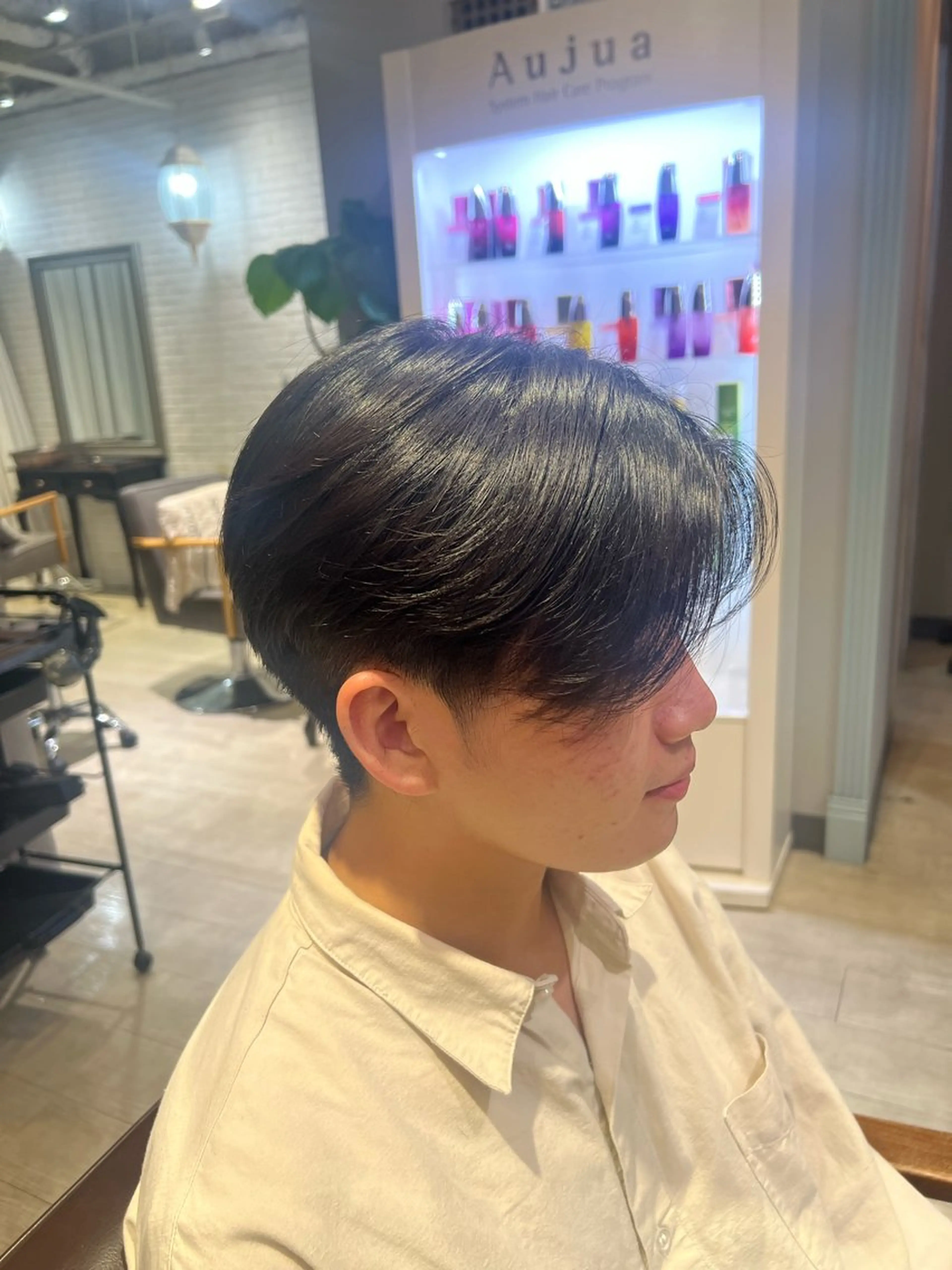 メンズ カット 柔らかい透明感カラー 🫧ゆうしん/高宮のヘアスタイル