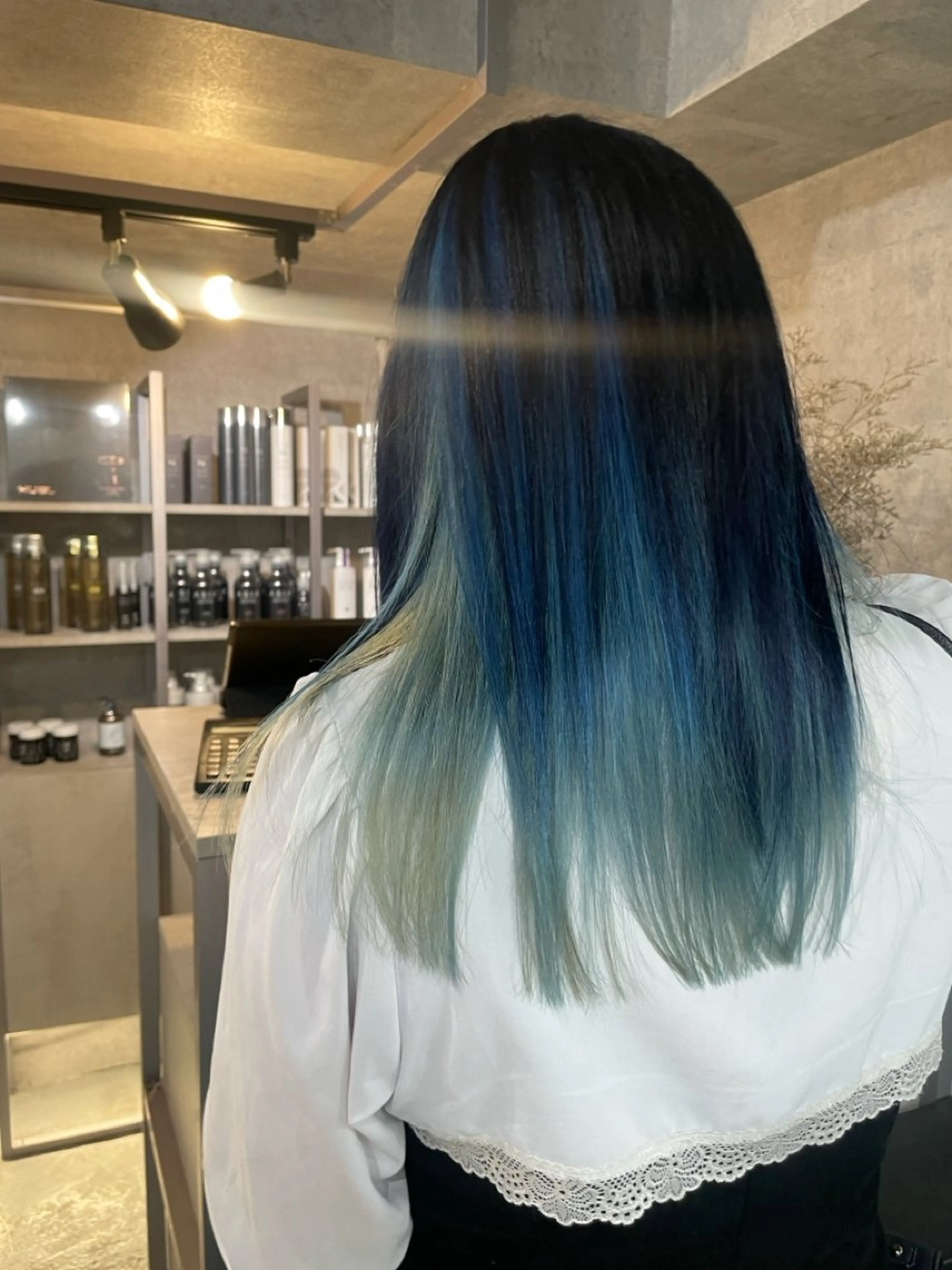 ロング カラー riho 🥣🤍のヘアスタイル