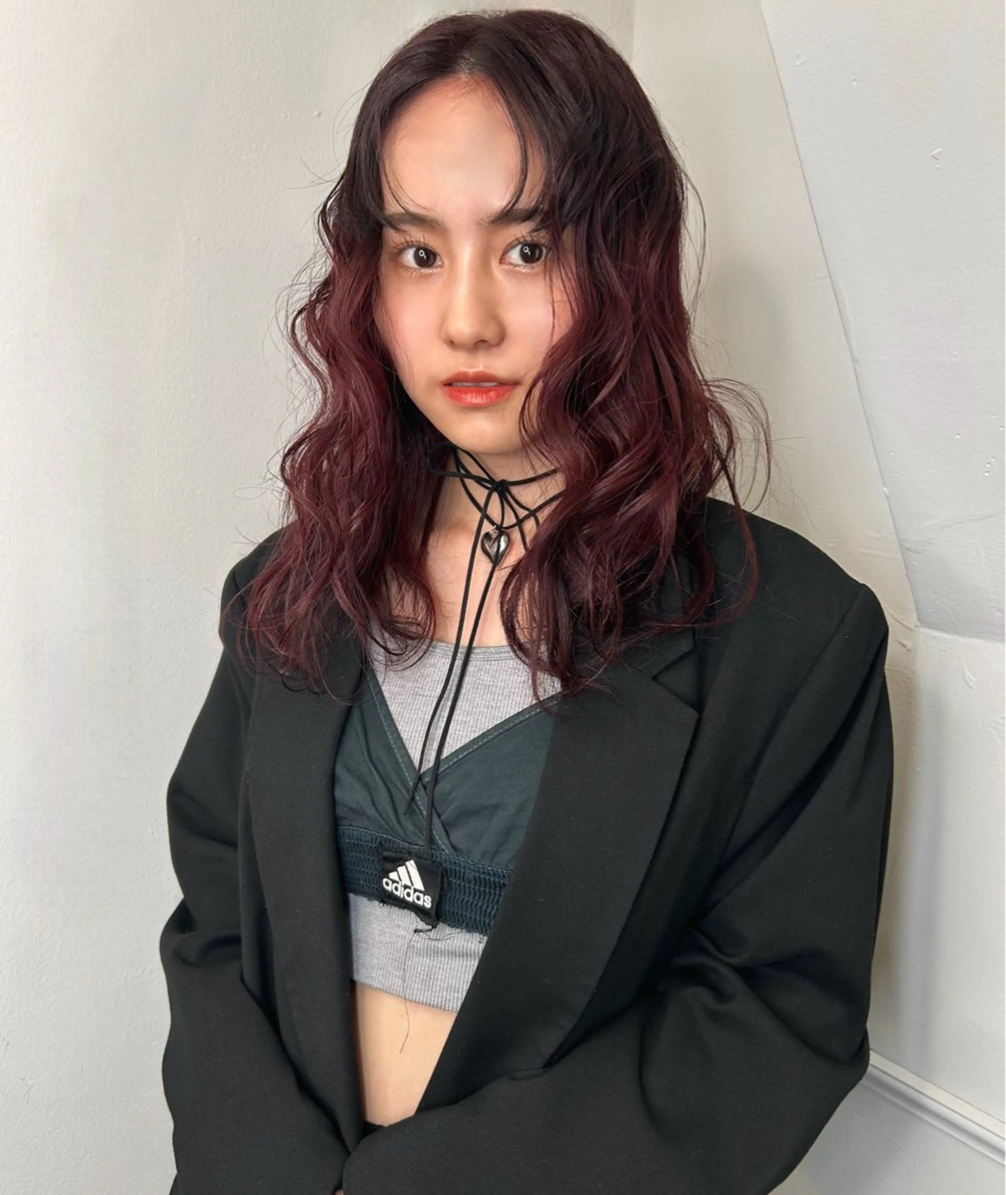 セミロング カラー land所属・透明感カラー/レイヤ ー🌙Honokaのヘアスタイル