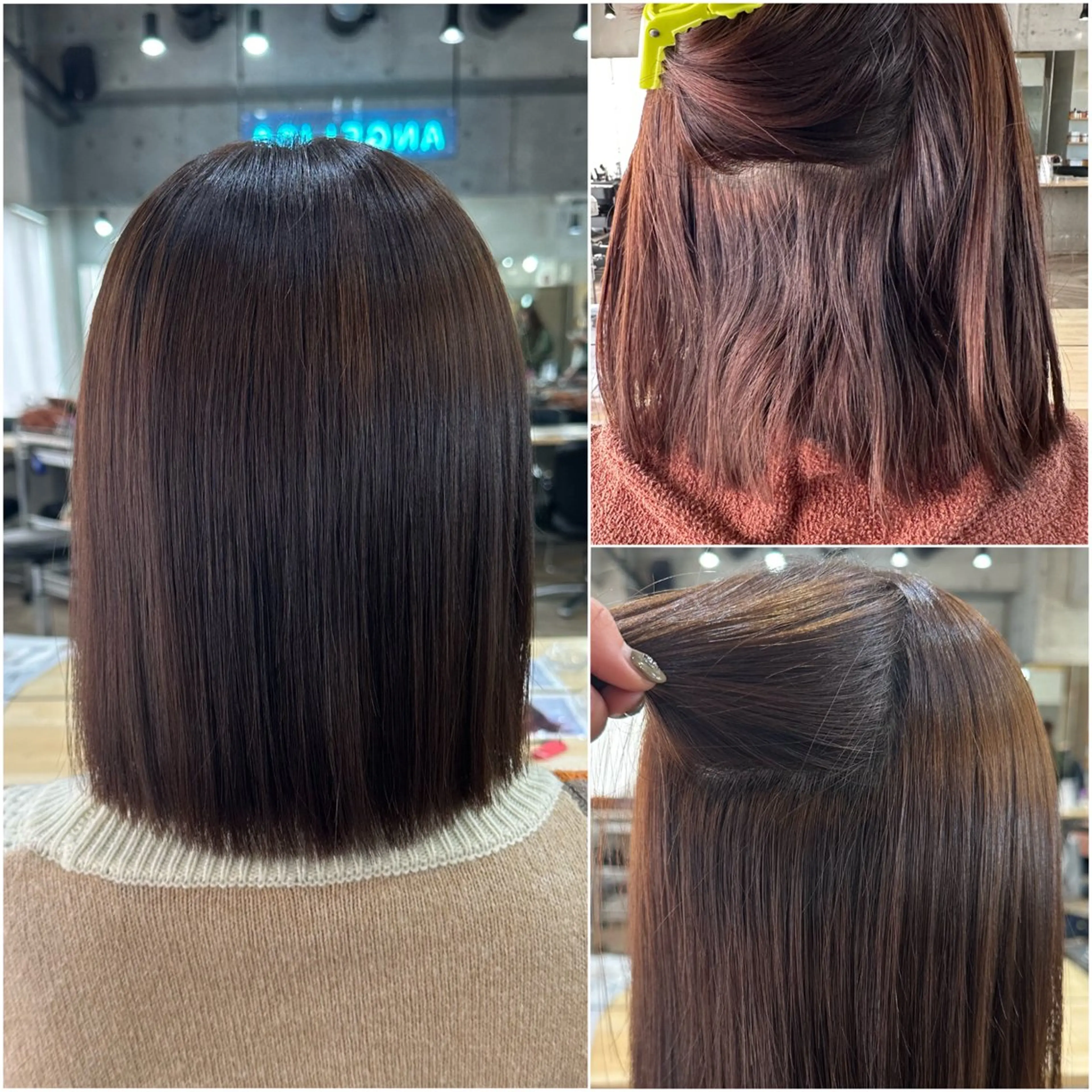 縮毛矯正 Angelica 内海  遥奈のヘアスタイル