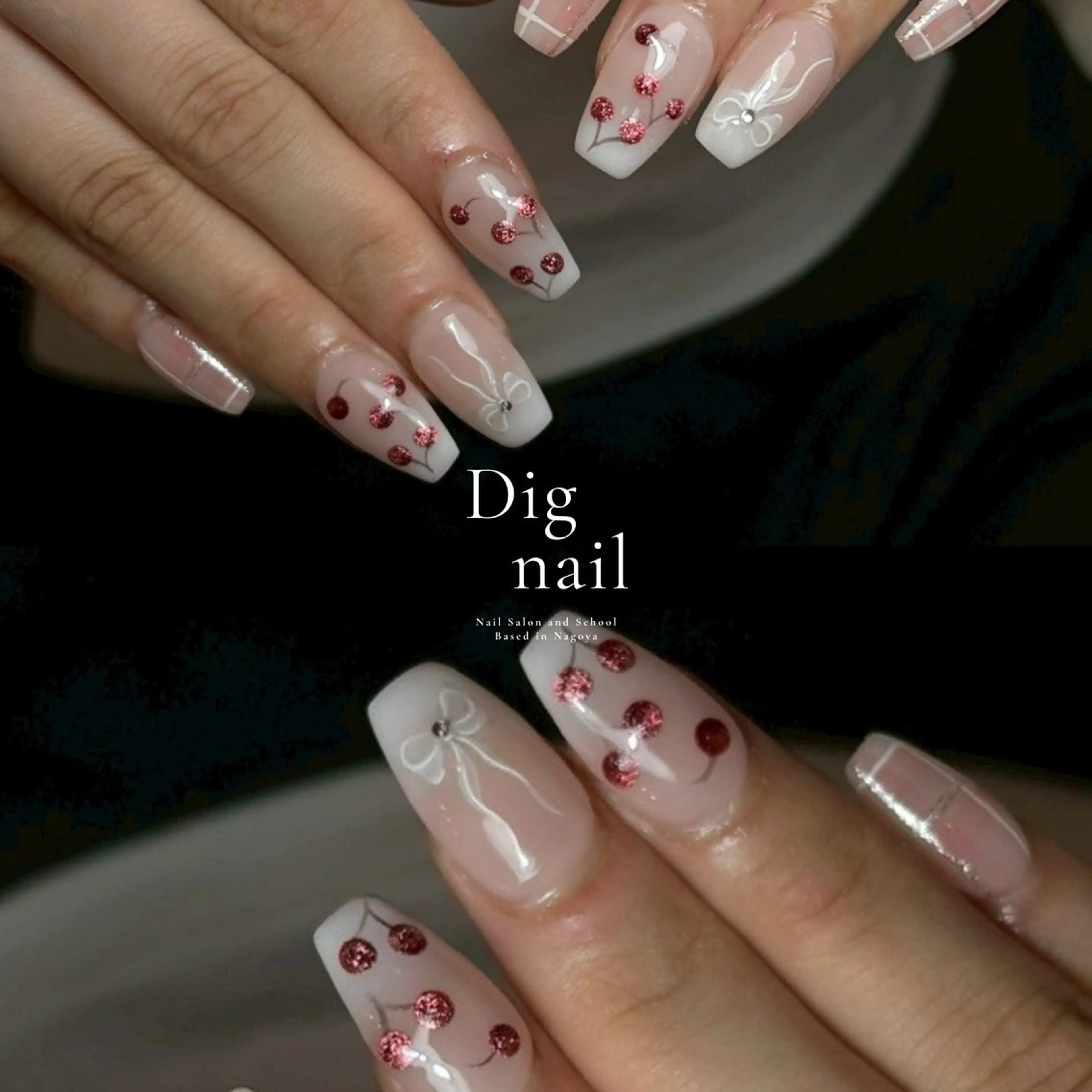 ネイル 長さ出し ジェルネイル 韓国ネイル マグネットネイル 持ち込み ハンドネイル D.d Reinaのネイルデザイン