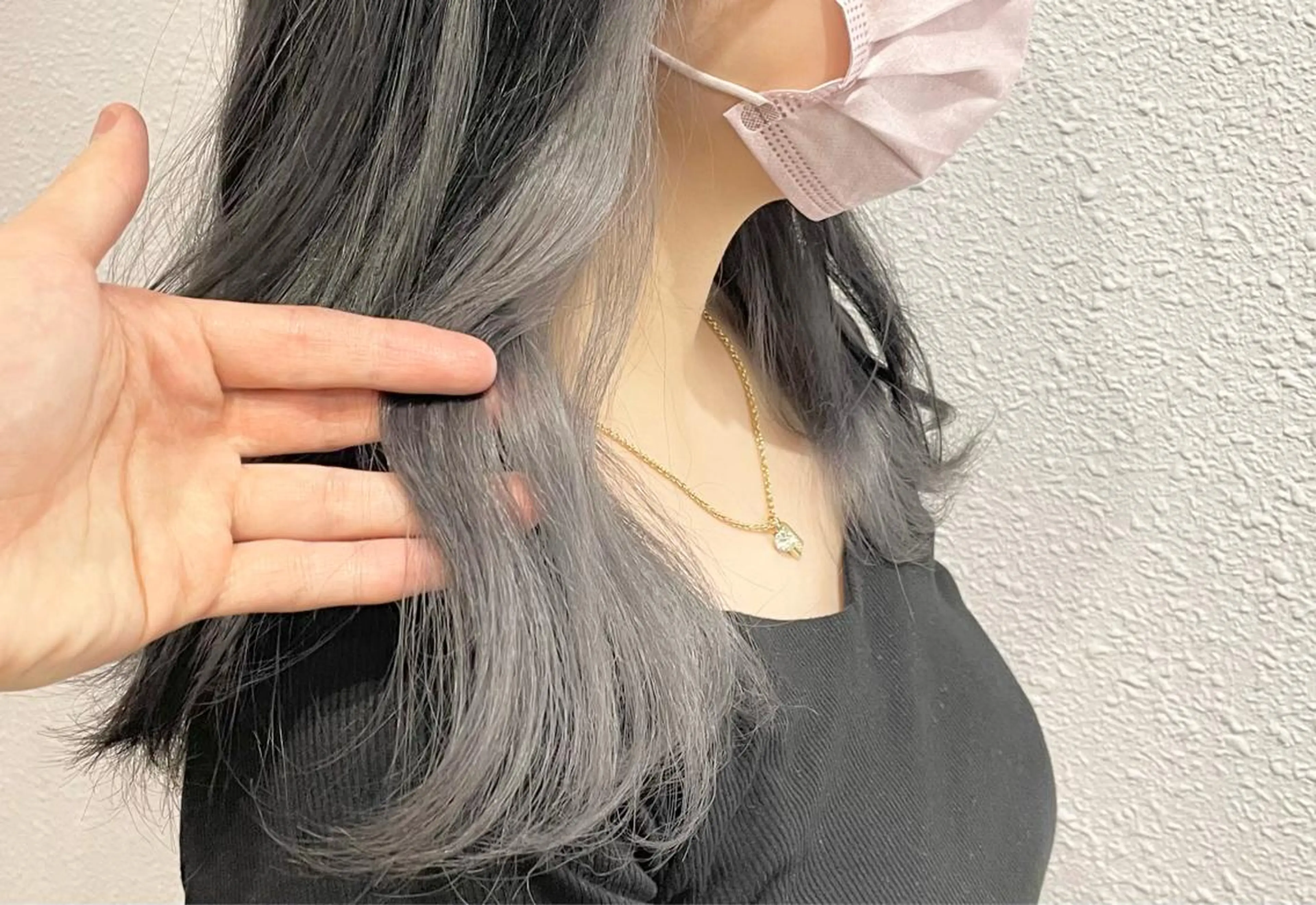 セミロング merci JUNKIのヘアスタイル