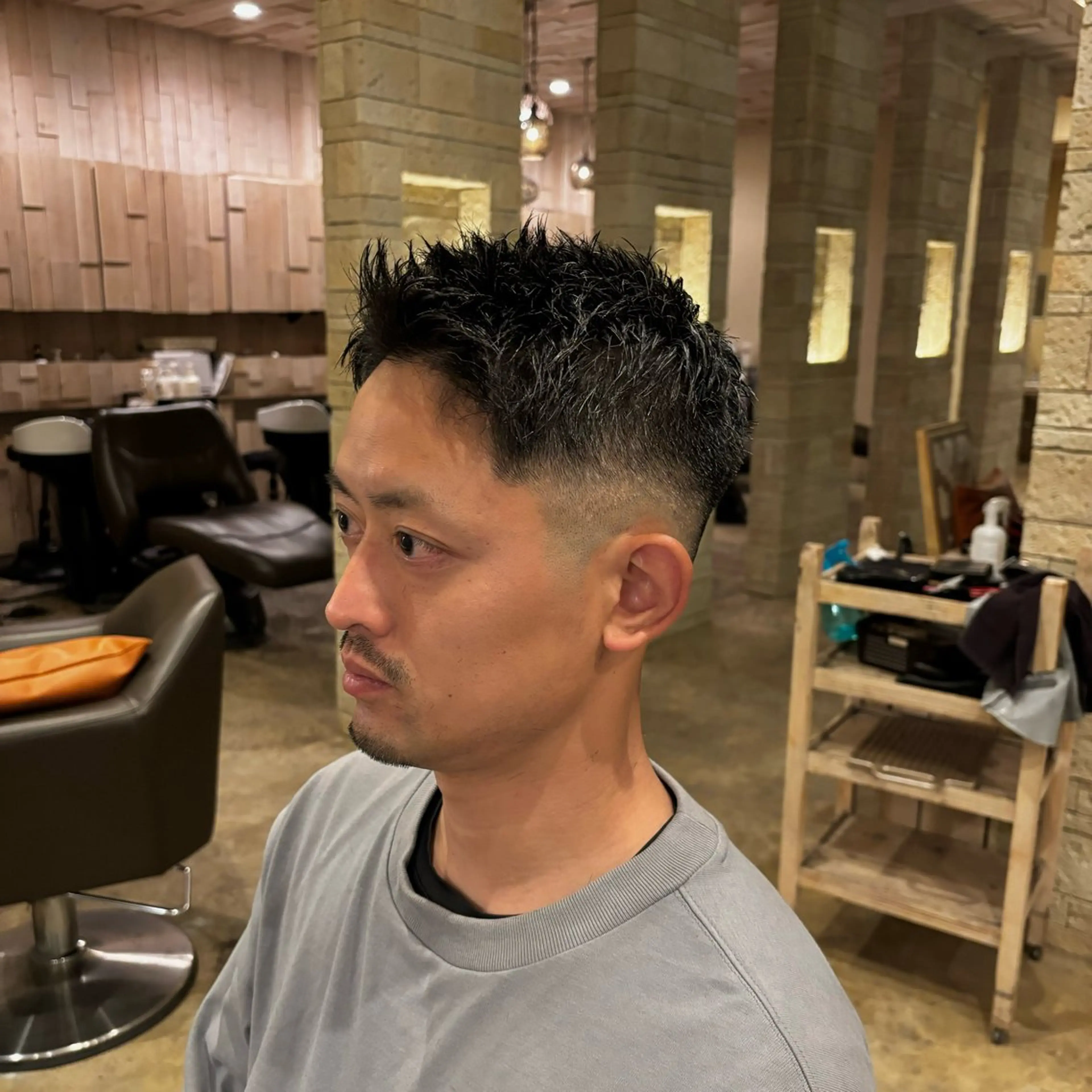 メンズ カット ヘッドスパ 箕浦 稜真のヘアスタイル