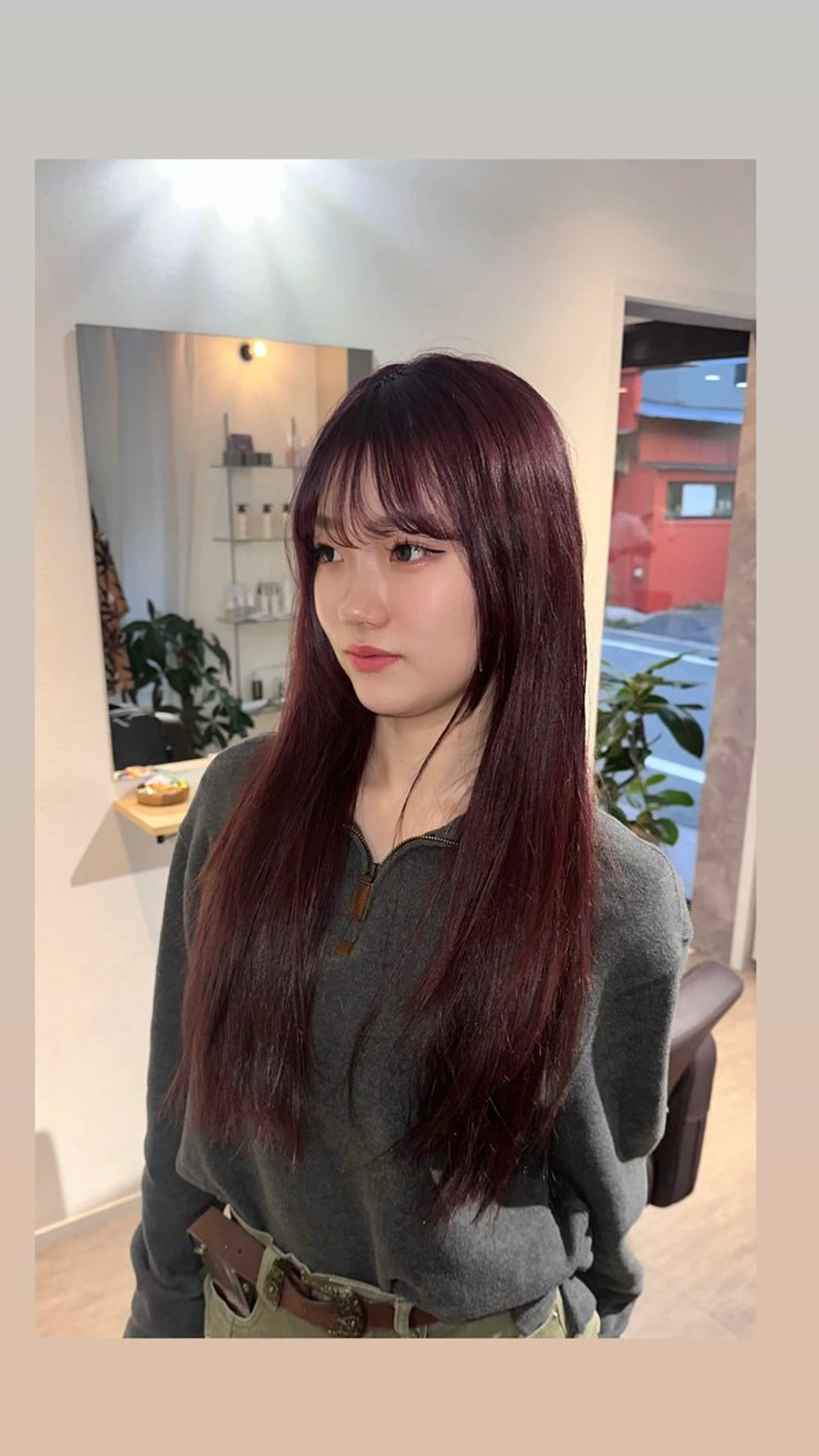 カラー ヘアカラー Asuka/髪質改善 /カラー/ヘアセットのヘアスタイル