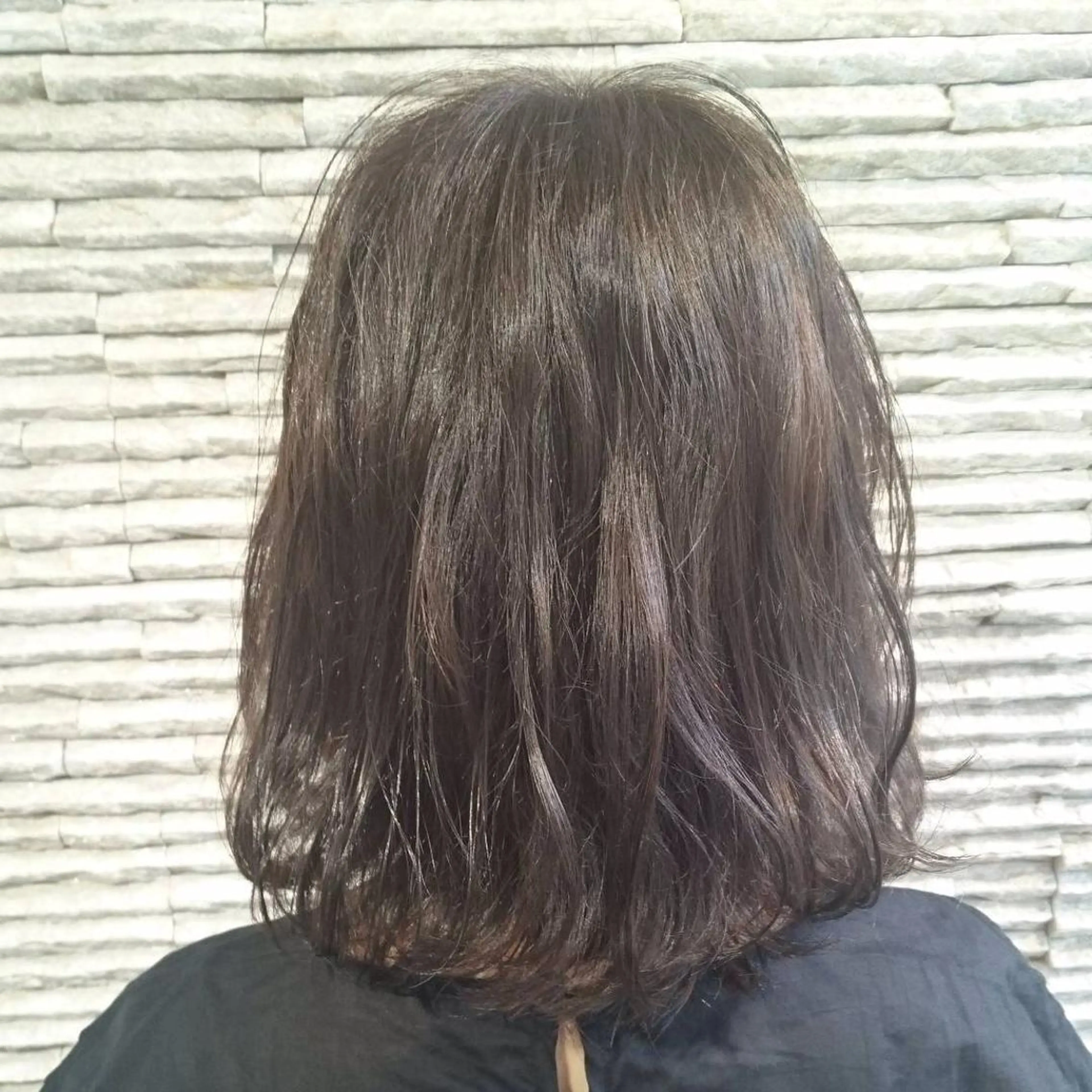 セミロング カラー ヘアアレンジ 嶋田 ゆきのヘアスタイル