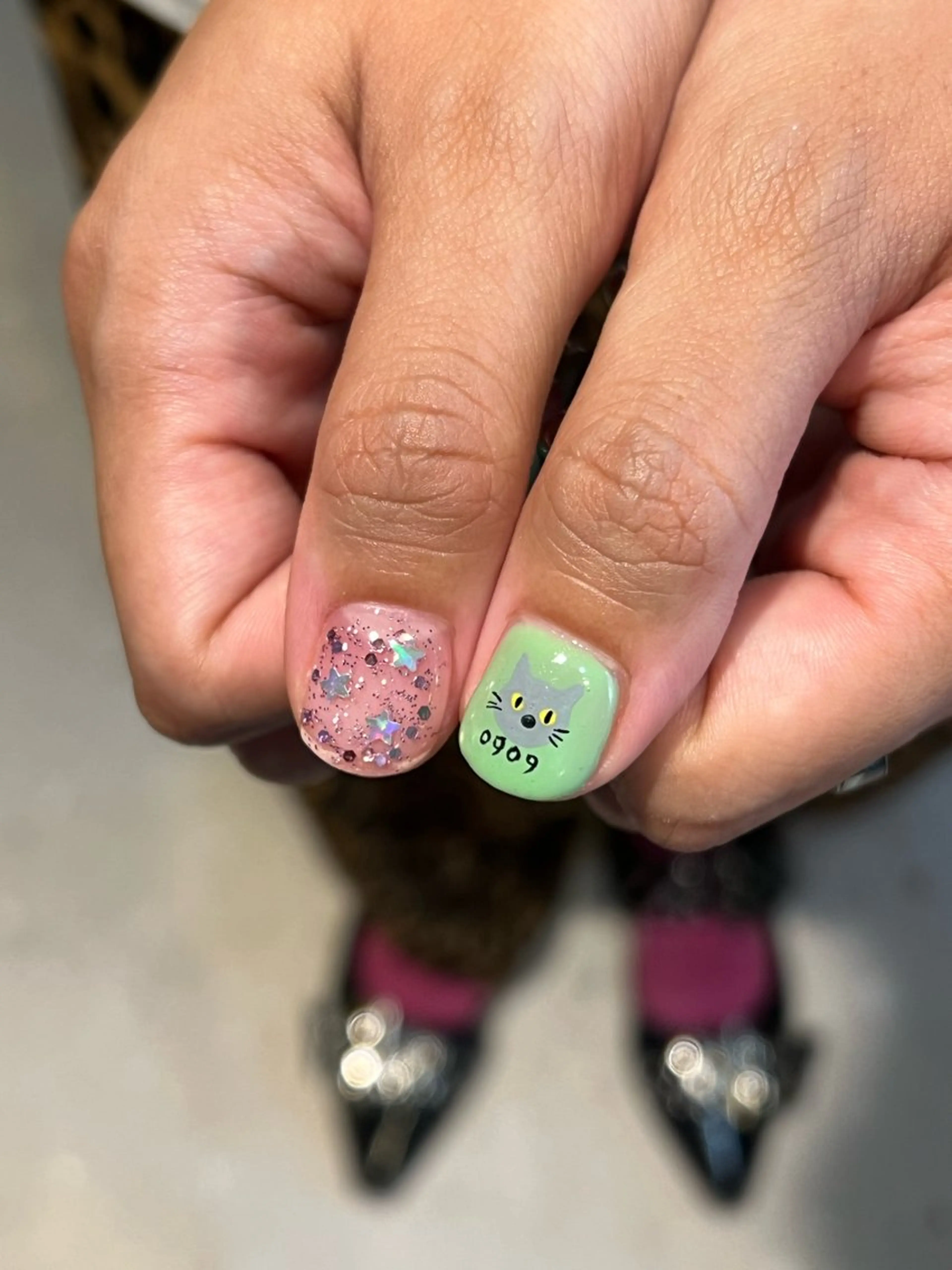ネイル ハンドネイル Hata nail 🎀個性派ニュアンスのネイルデザイン