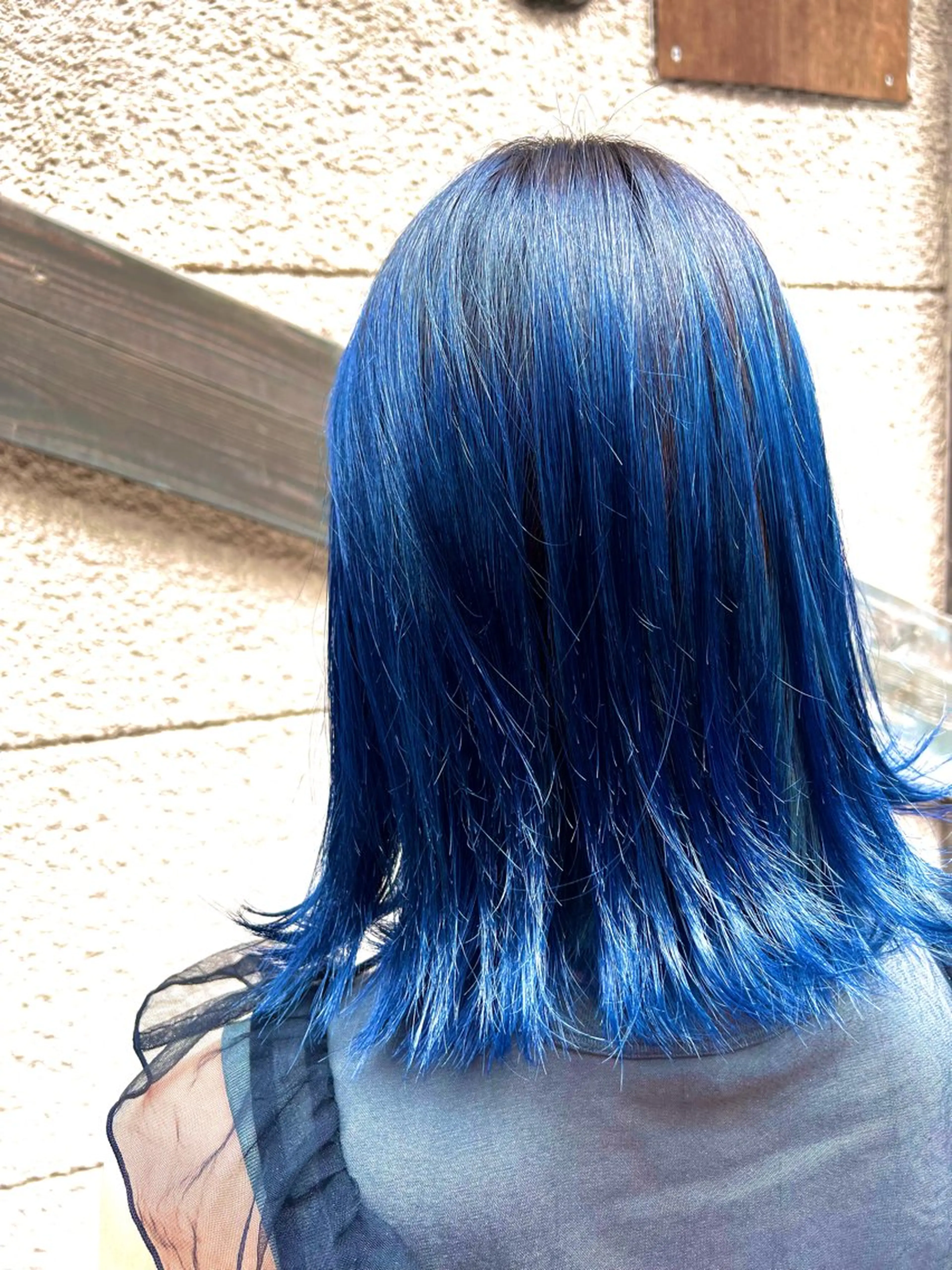 ミディアム カラー アッシュ ブリーチ ブルーカラー men's&ladys J'sGrace【メンズアンドレディース ジェイズグレイス】所属・🌻J'sGrace /JUMA🌻のヘアスタイル